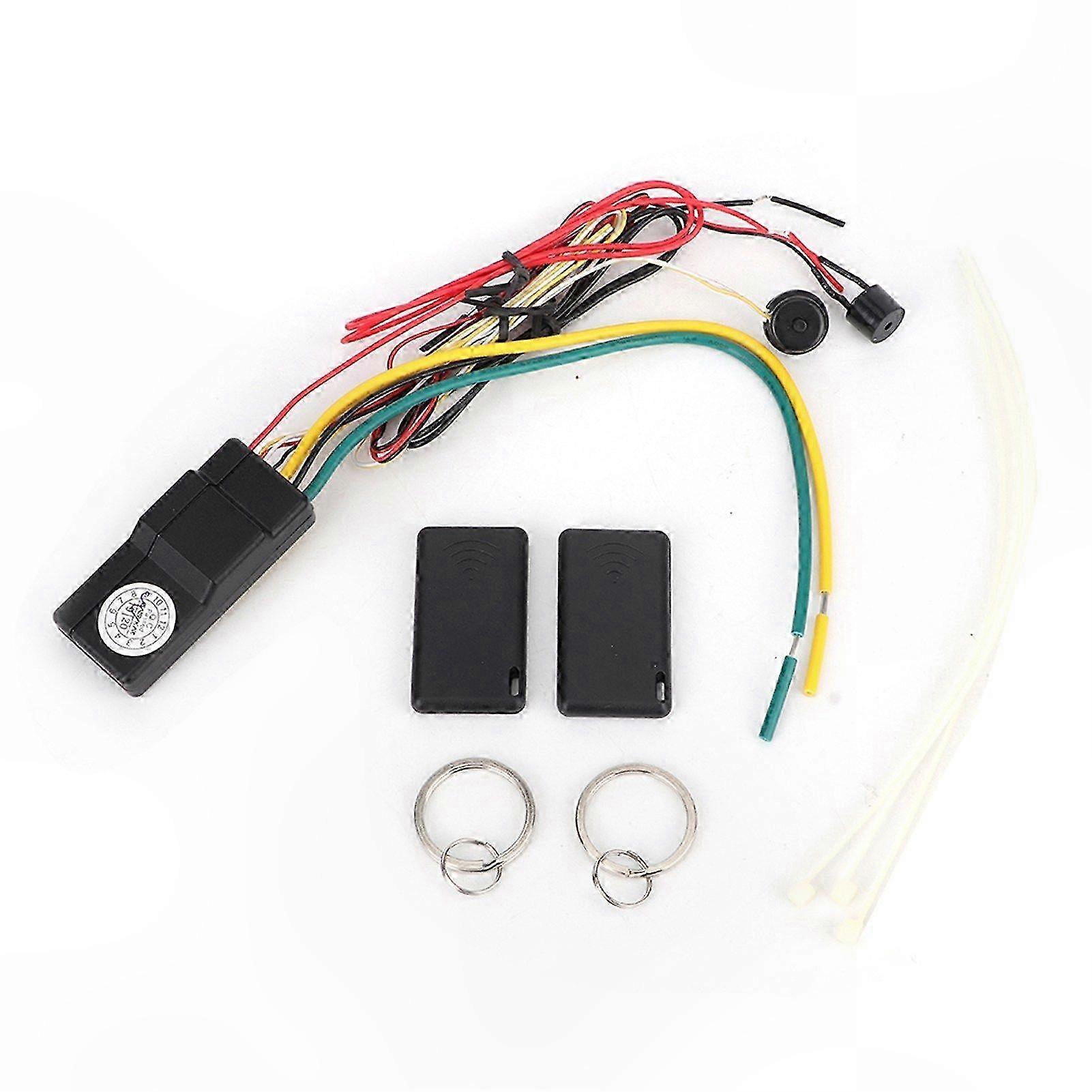 Wireless Vehicle Immobilizer with Anti-Theft Engine Lock Alert System