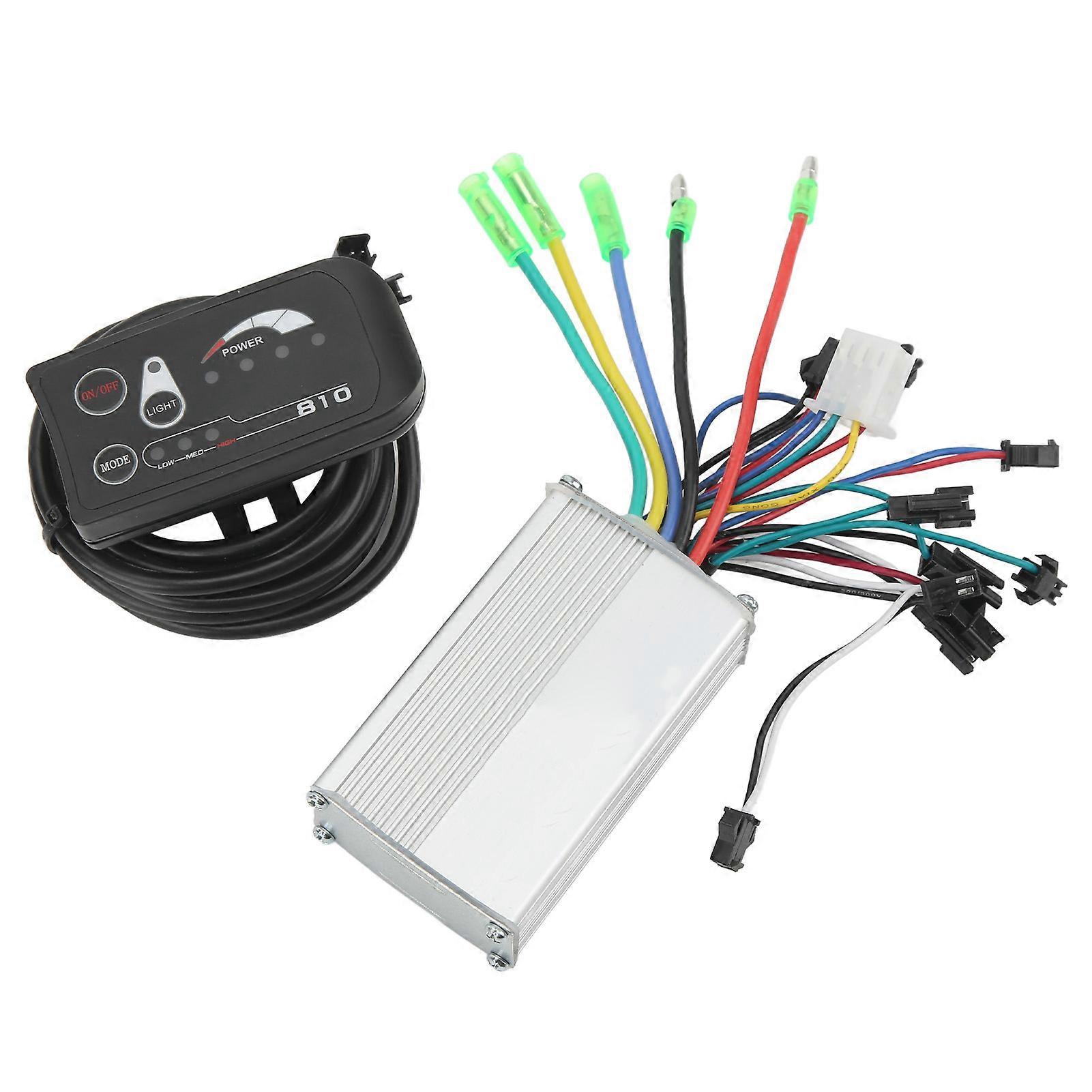36V 250W/350W Brushless Motor Controller with 810LED Panel, 22.5mm Handlebar