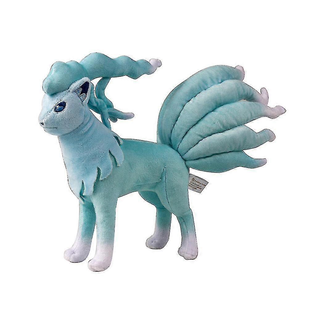 Anime Blue Ninetales Plush Soft Plush Stuffed Toy