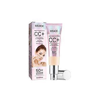 EELHOE réparation faciale cc crème correcteur naturel imperméable pas de maquillage réparateur hydratant blanchissant la peau