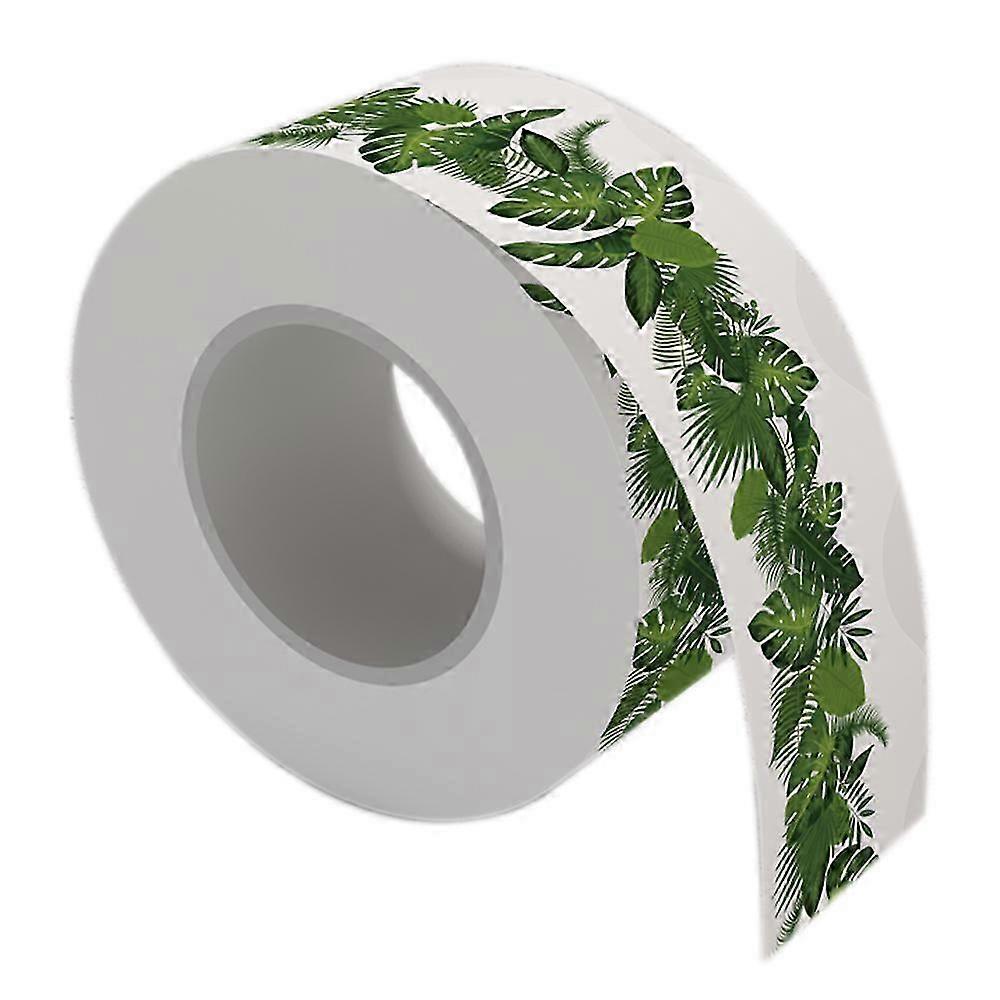 2025 Tropical Leaf Bulletin Border, Straight Rolled Trim for Year-Round Classroom Decor, Waterproof Reusable Material