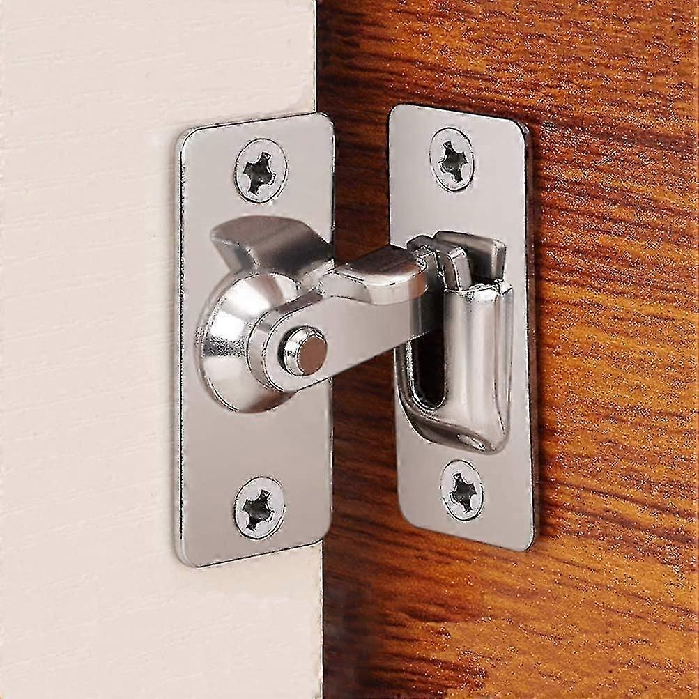 90 Degree Door Clasp Lock Shift Door Lock Button Push Pull Button Door Latch Special Door Lock Button1pc