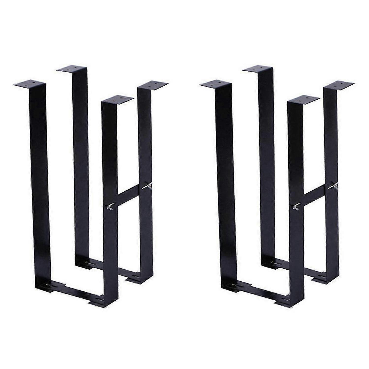 Under Desk PC Mount Bracket for Computer Case Mainframe Hanger Black