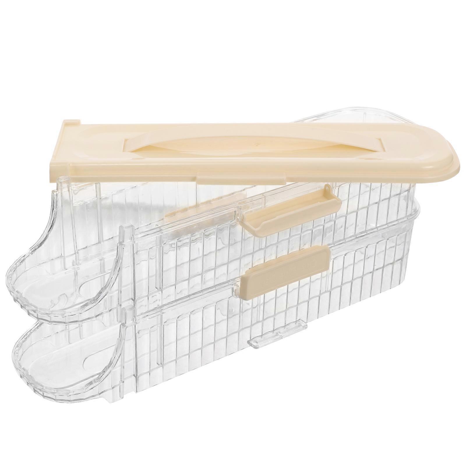 Egg Organizer for Refrigerator Multi-Layer Stackable with Handle