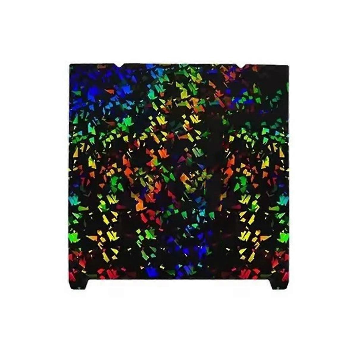 Rainbow Confetti & Galaxy PEF Double Sided Build Plate 310x315mm Double-Sided Magnetic Build Plate