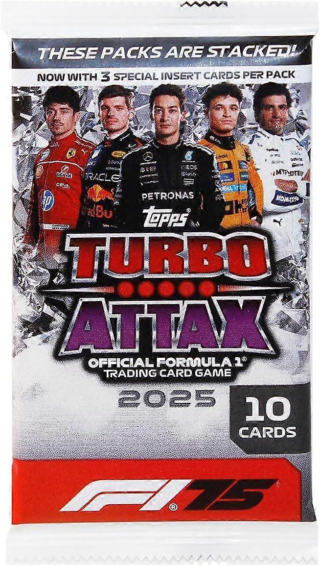 F1 Turbo Attax 2025 Card Packets (Pack of 24)