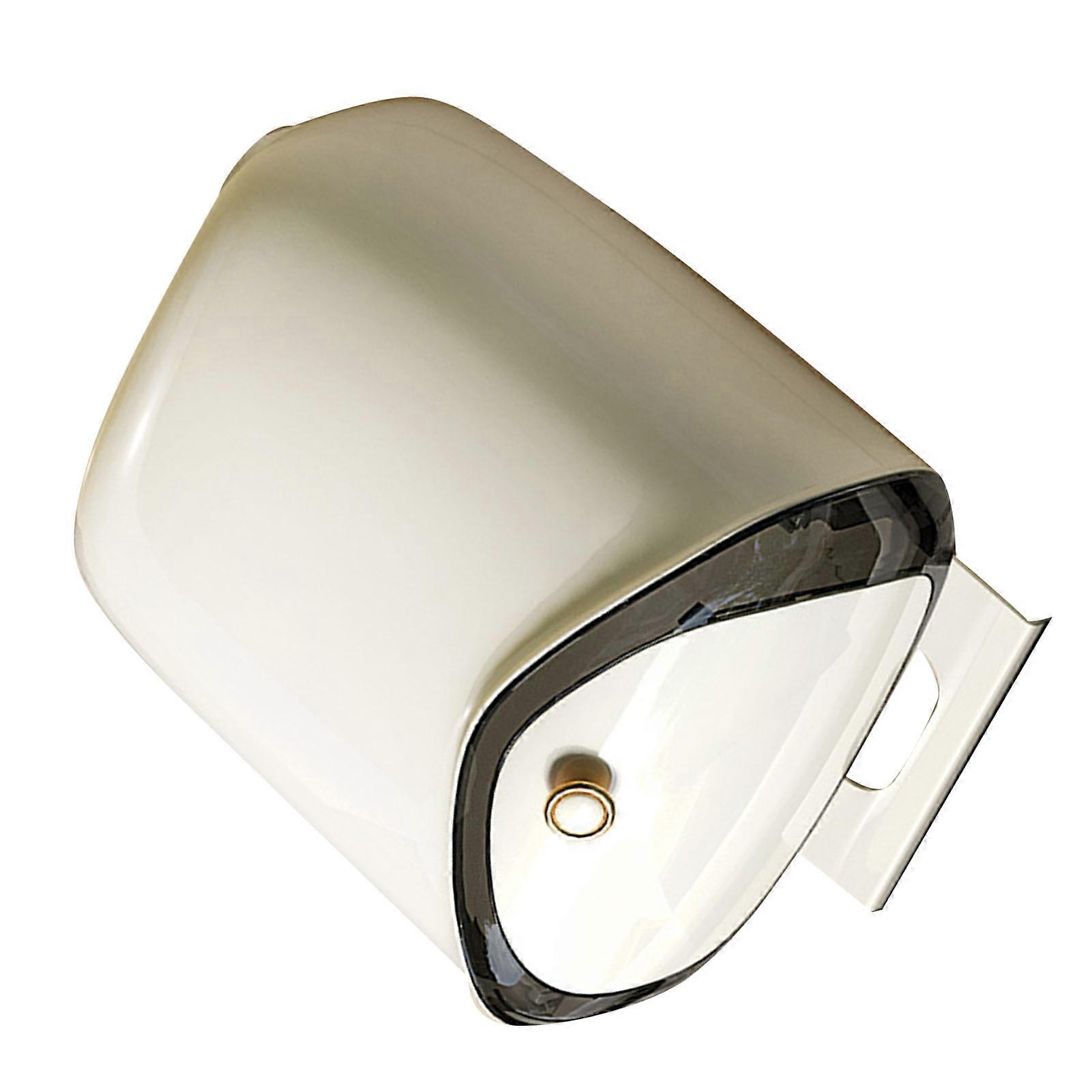 Hanging Small Wall-Mounted Kitchen Trash Can with Lid, Plastic