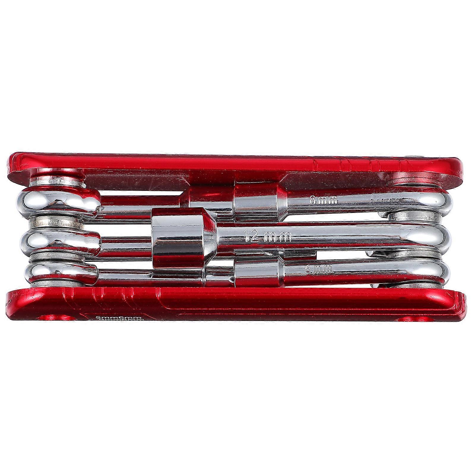 Bike Repair Tool Folding Socket Kit for Repairing 1Set 6 in 1