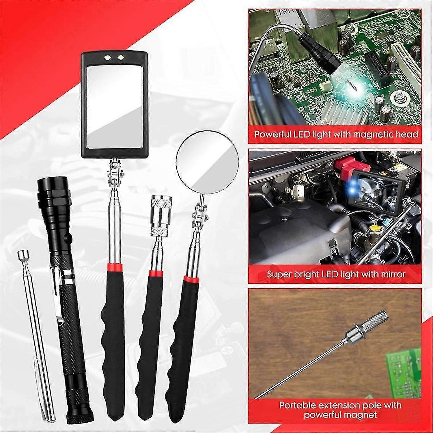 Telescoping Magnetic Pickup Tool, for Checking Observing Vehicle Small