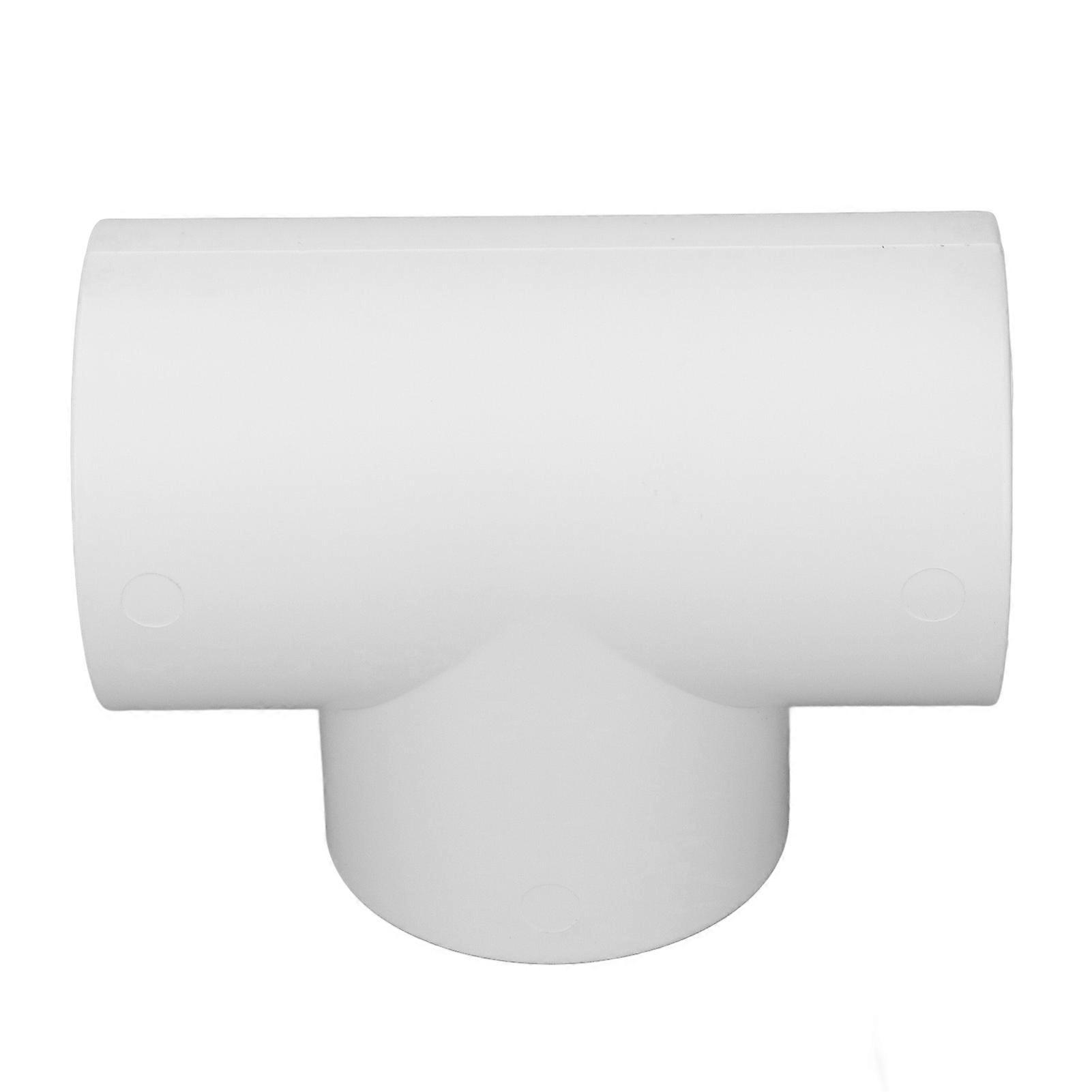 3 Way PVC Duct Connector T Shape Round Pipe Fitting 6in 3 Holes