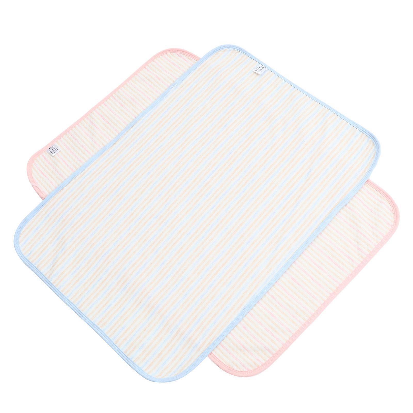 Cotton Baby Changing Pad for Home Use 2Pcs Waterproof Nursing Pads