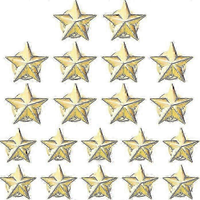 ゴールド 社章・ピンバッジ 50個セット 独立記念日と記念日/退役軍人の日のお祝い