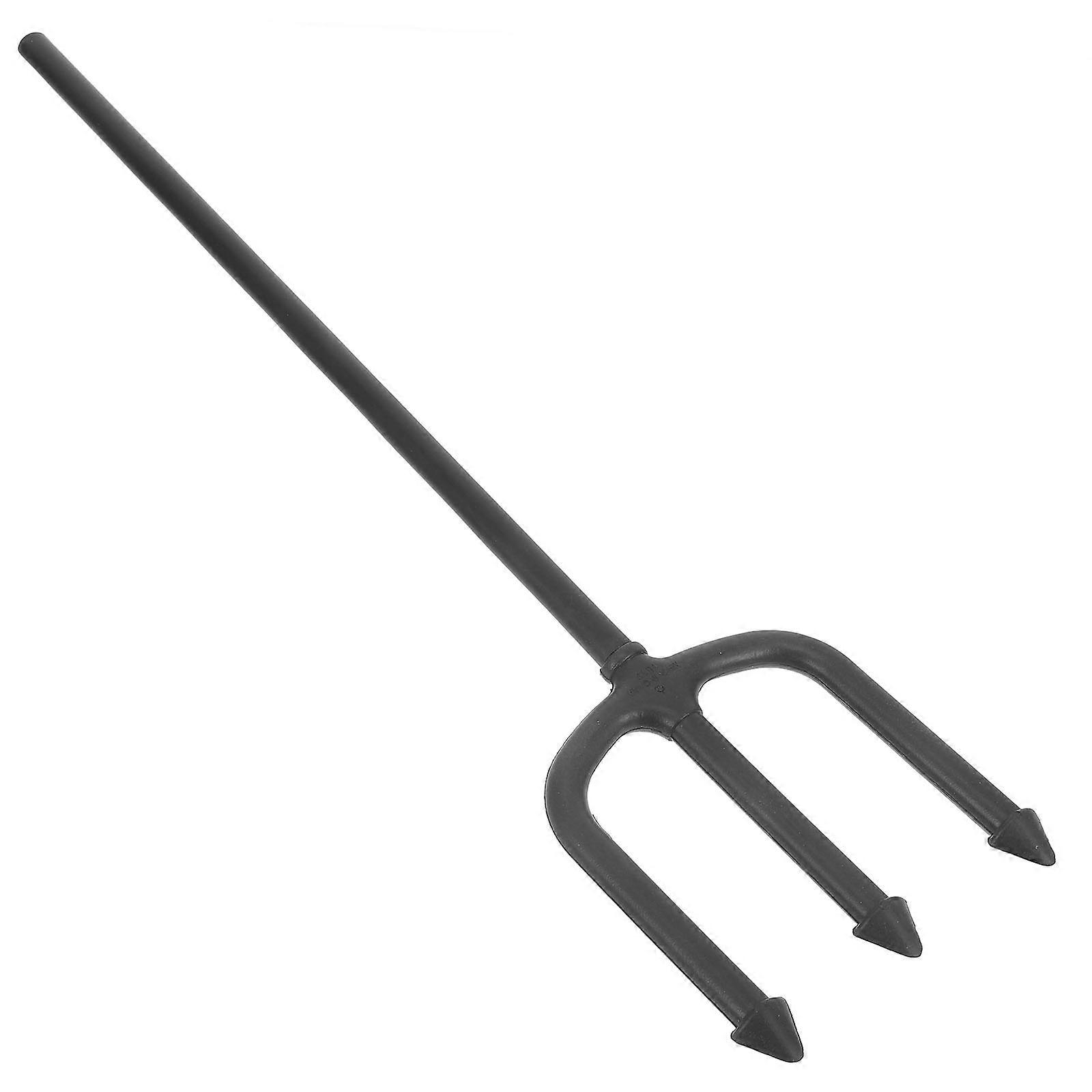 2Pcs Halloween Demon Fork Prop Black ABS Fork for Party Performance