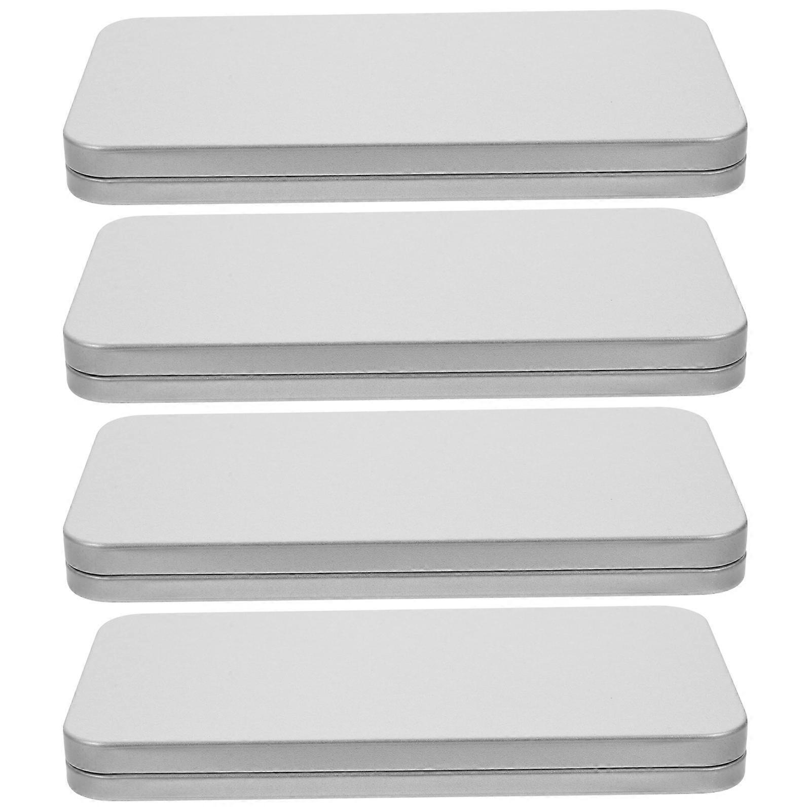 Portable Metal Box with Lid for Phone Tempered Glass Storage 12Pcs