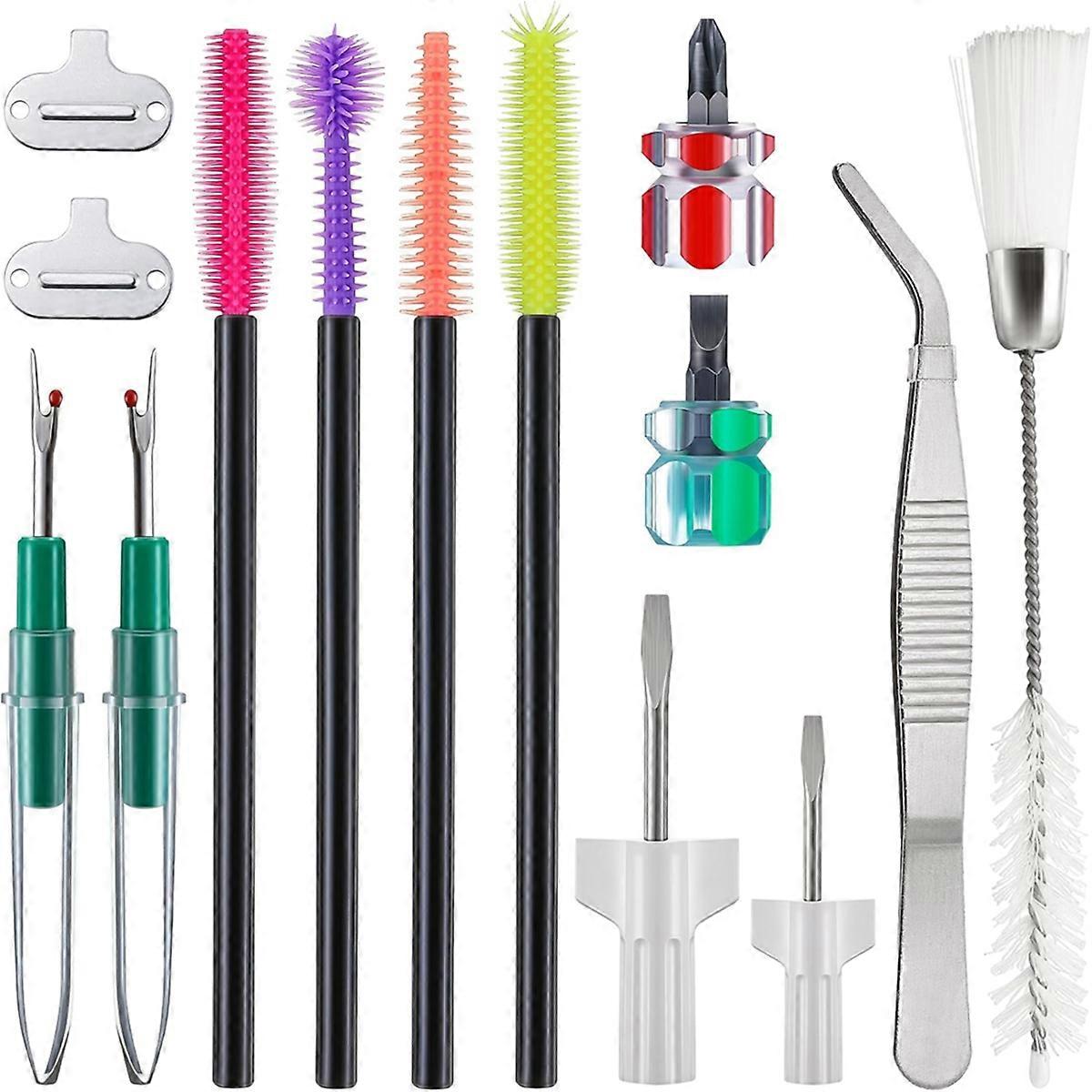 14 Pieces Sewing Machine Cleaning Kit, Screwdriver, Seam Rippers