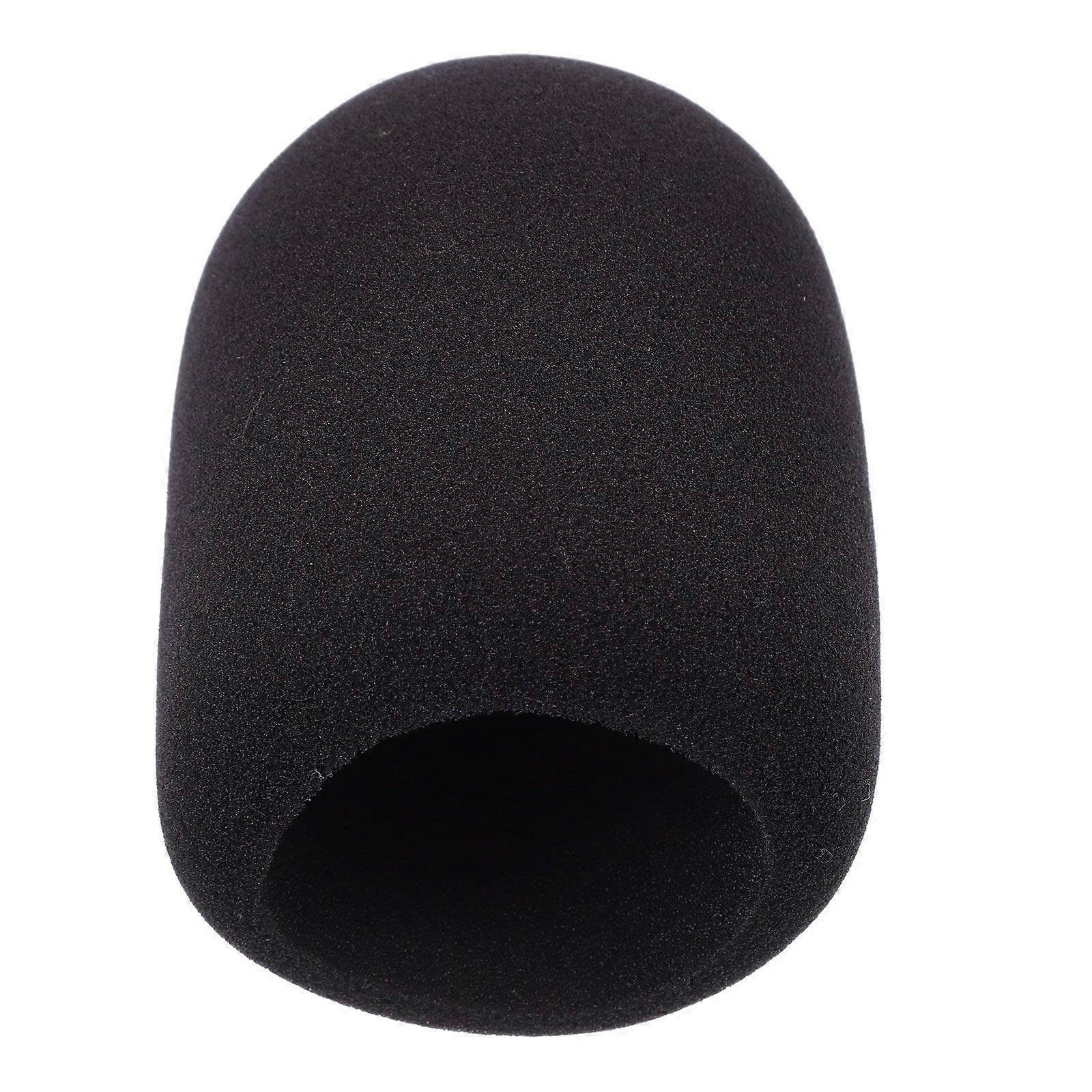 Practical Microphone Sponge Cover Practical Microphone Windproof Cover Black