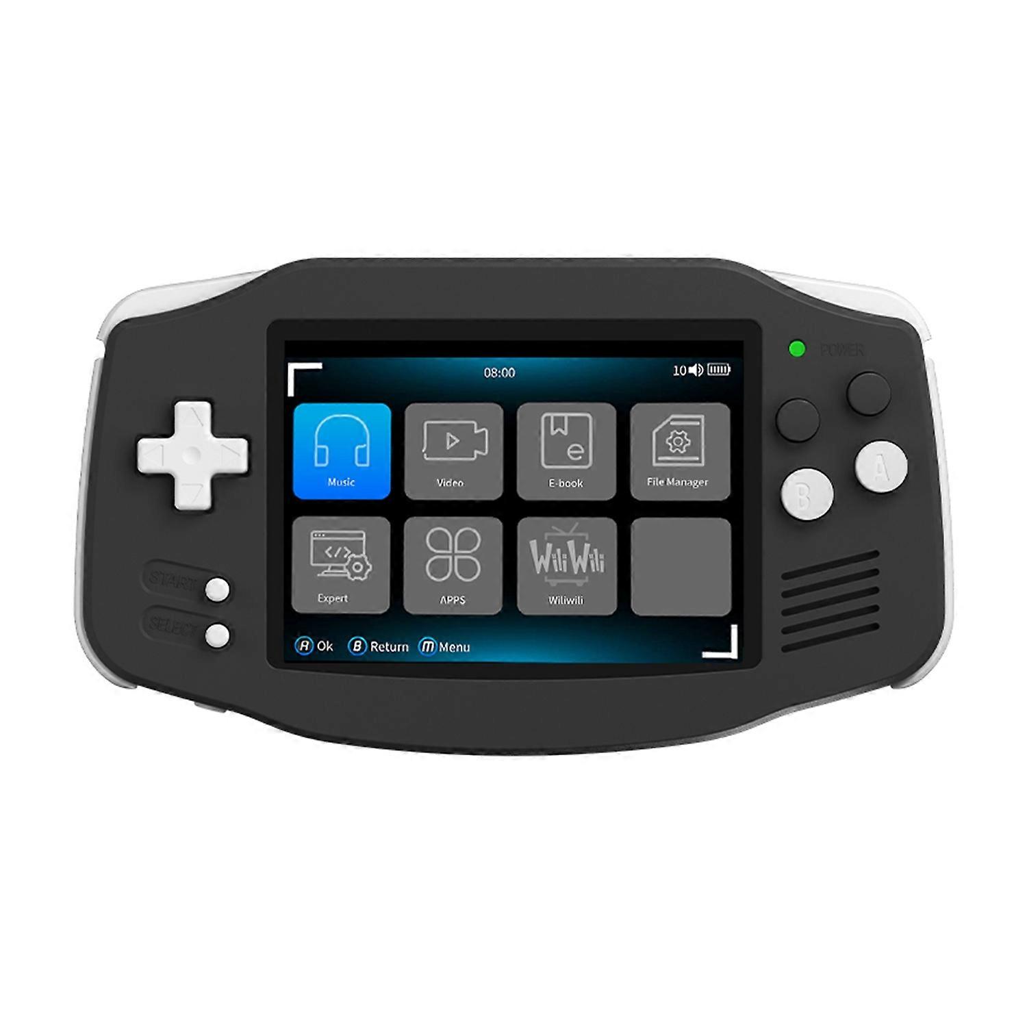 2pc ANBERNIC RG34XX 3.4" Linux Retro Handheld Game Console 32+256G - Black