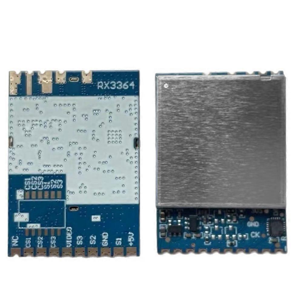 3.3G FPV VRX Module RX3364 Wireless Receiver Module Wireless Analog Receiver FPV Audio Video Transmission Module