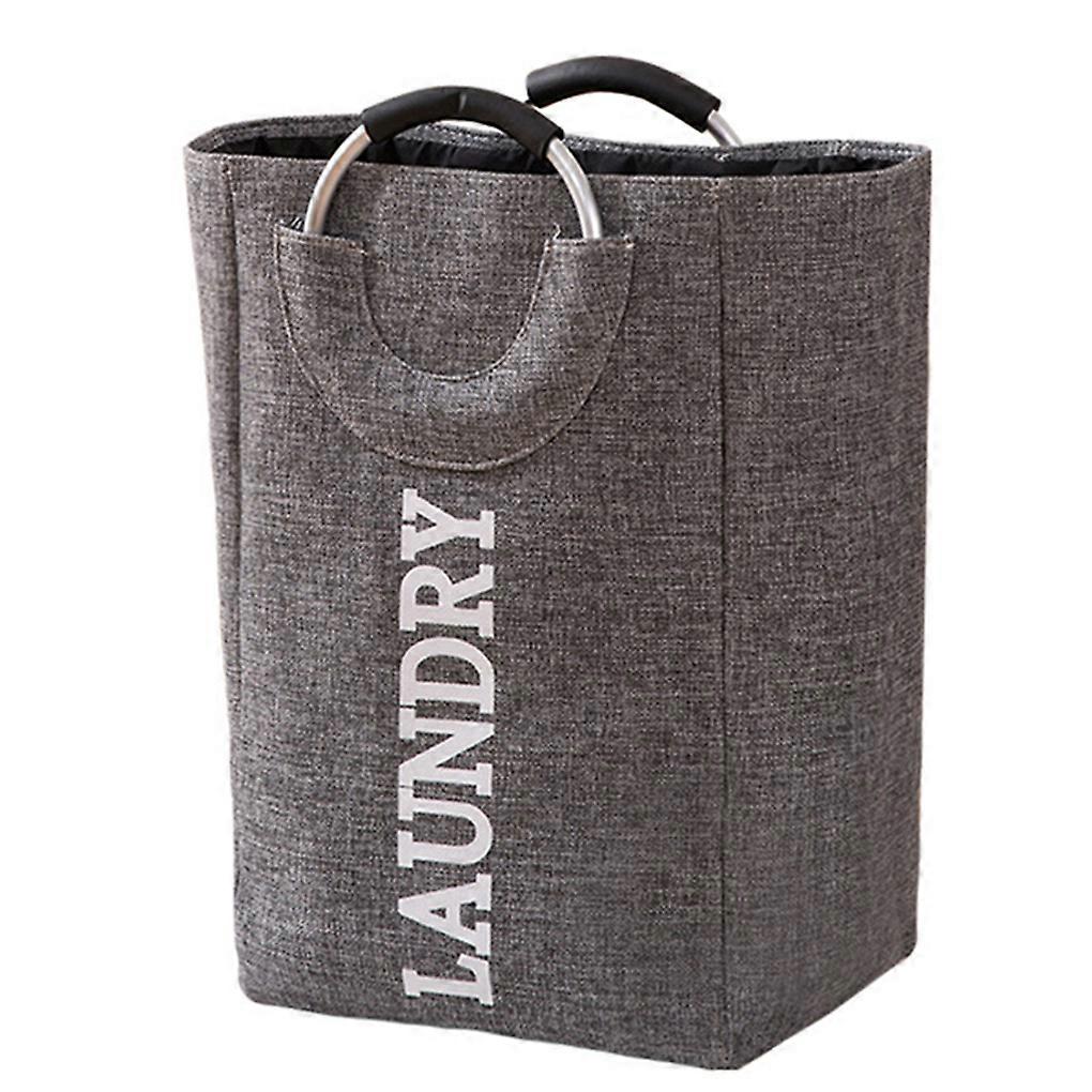 Foldable Laundry Basket with Ring Handle Dirty Clothes Storage Bag Folding