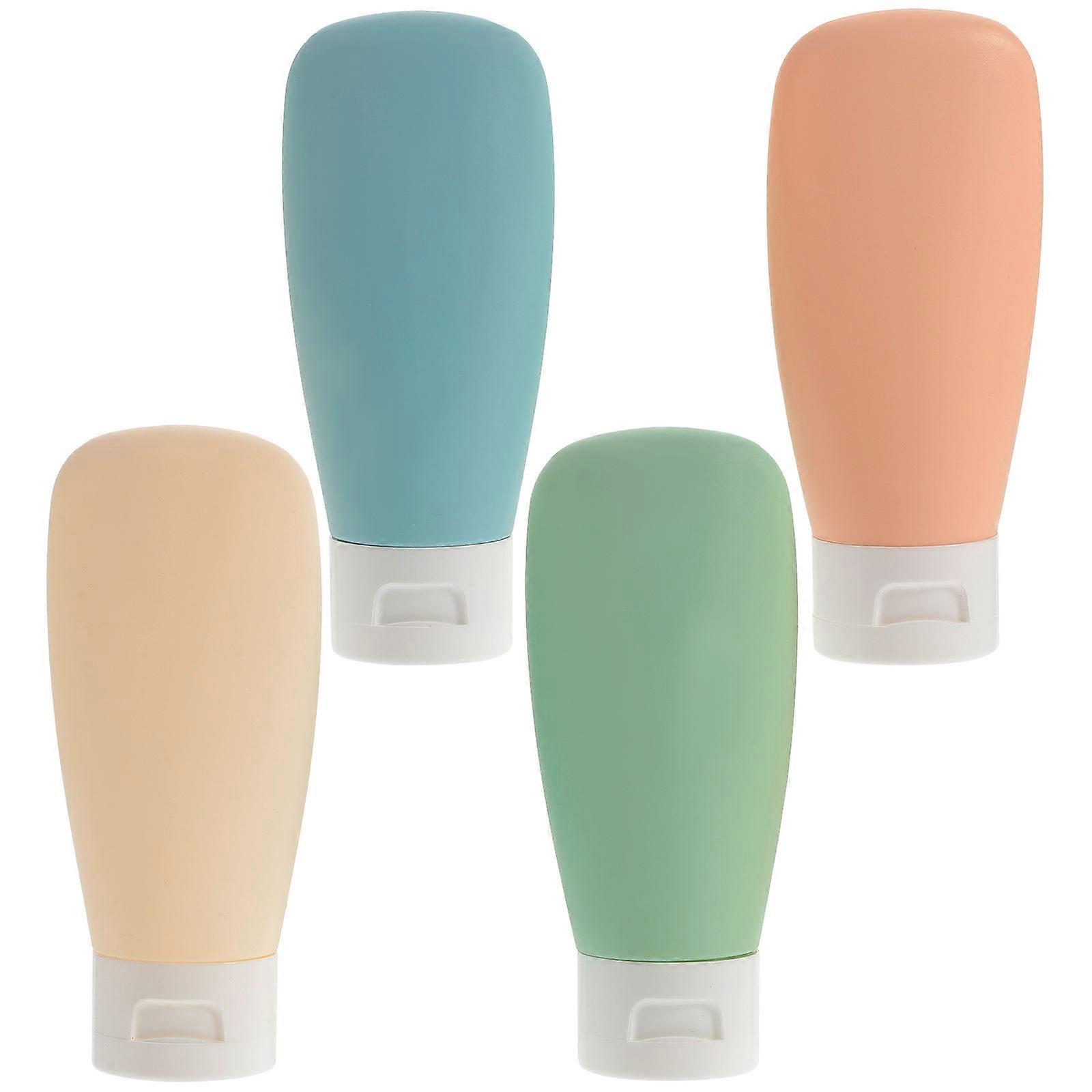 Plastic Travel Containers Refillable Bottles for Cosmetic Storage 8Pcs Set