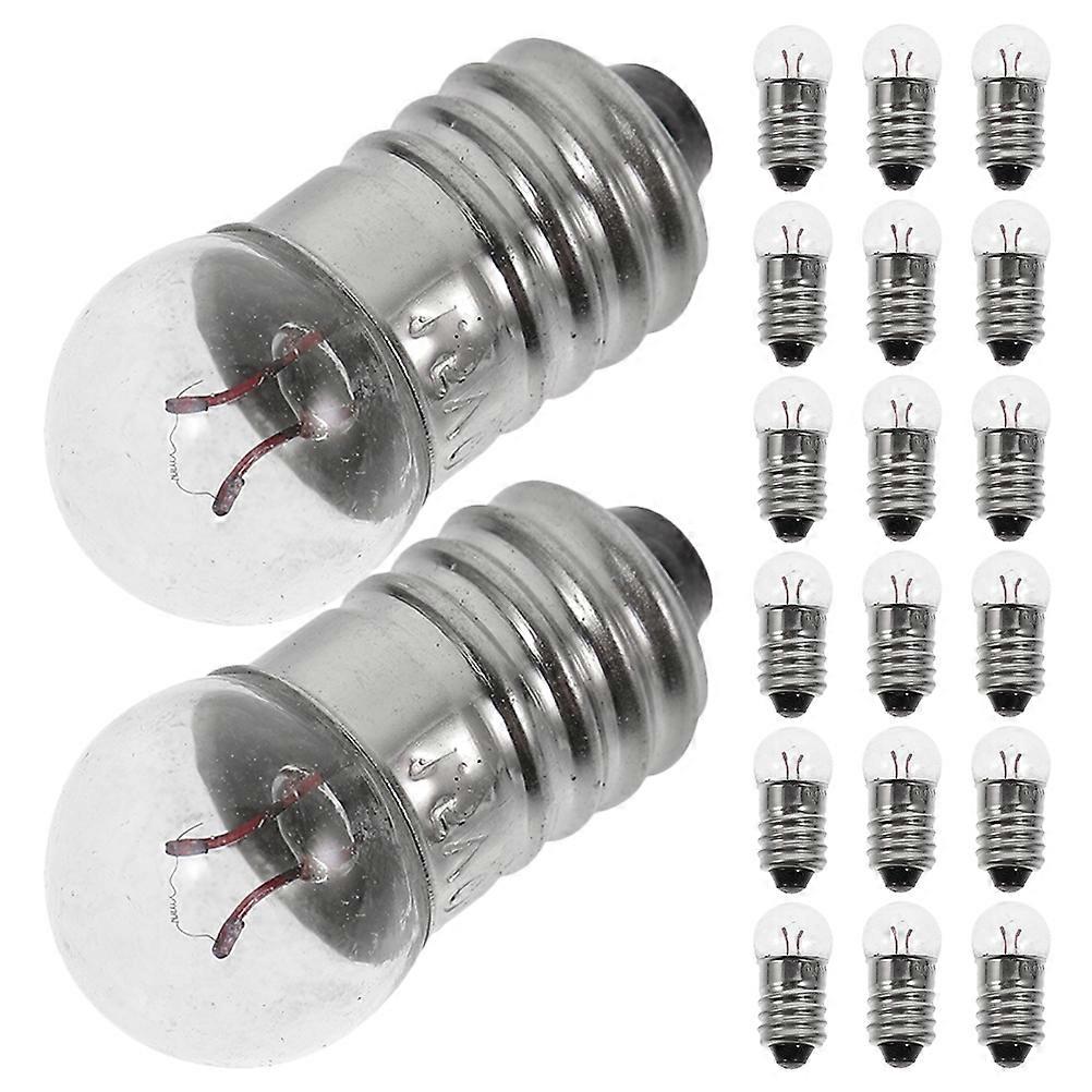 Electronic Light Bulb Small Lamp Bulb for Electrical Experiment DIY Use 100Pcs