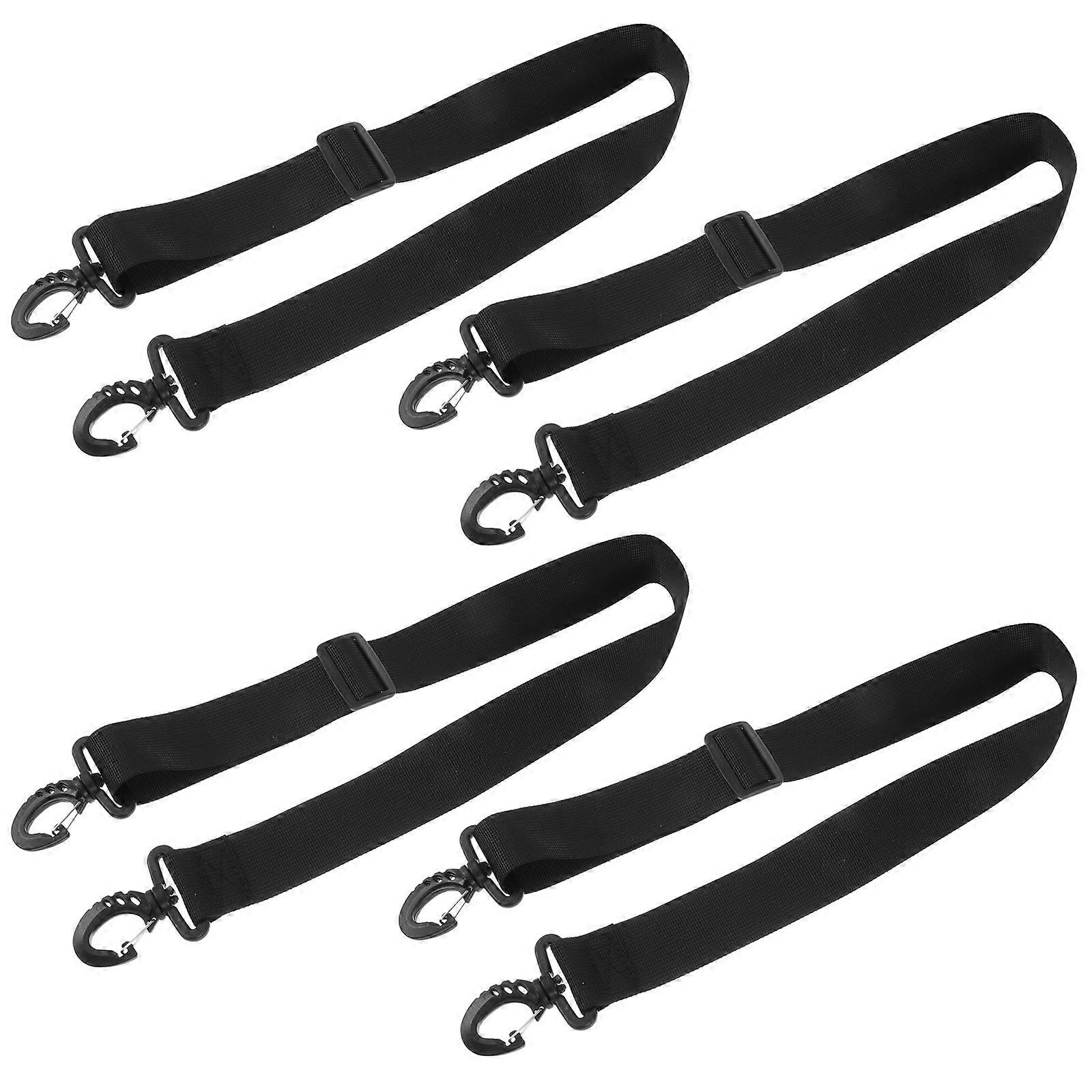 Durable Black Ski Boot Carrier Strap for Outdoor Use 4Pcs Nylon Set