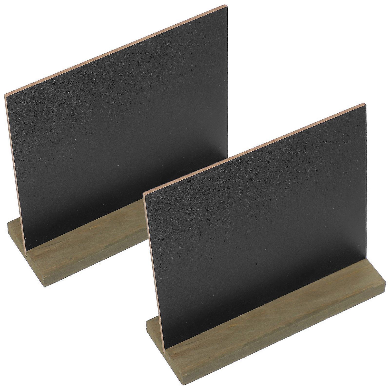 Rectangular Wooden Message Board For Retail Environments Home Decoration Versatile Functionality 2Pcs