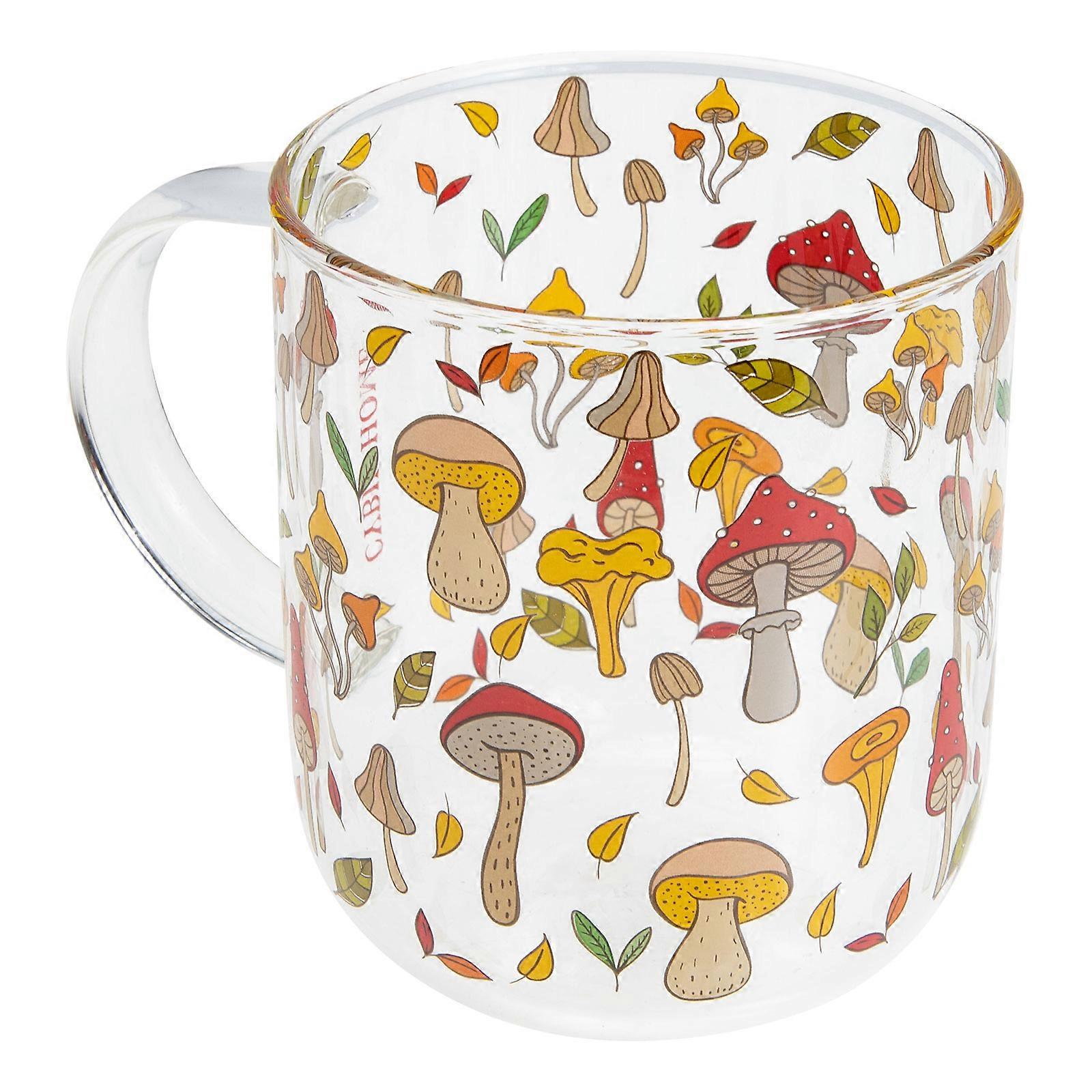 Drinking Mug for Beverage 2Pcs Glass Coffee Mug Water Cup