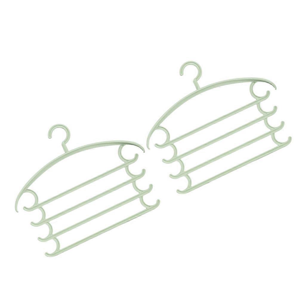 Scarf Rack Multi-Layers Plastic Clothes Hanger for Hanging Clothes 4Pcs