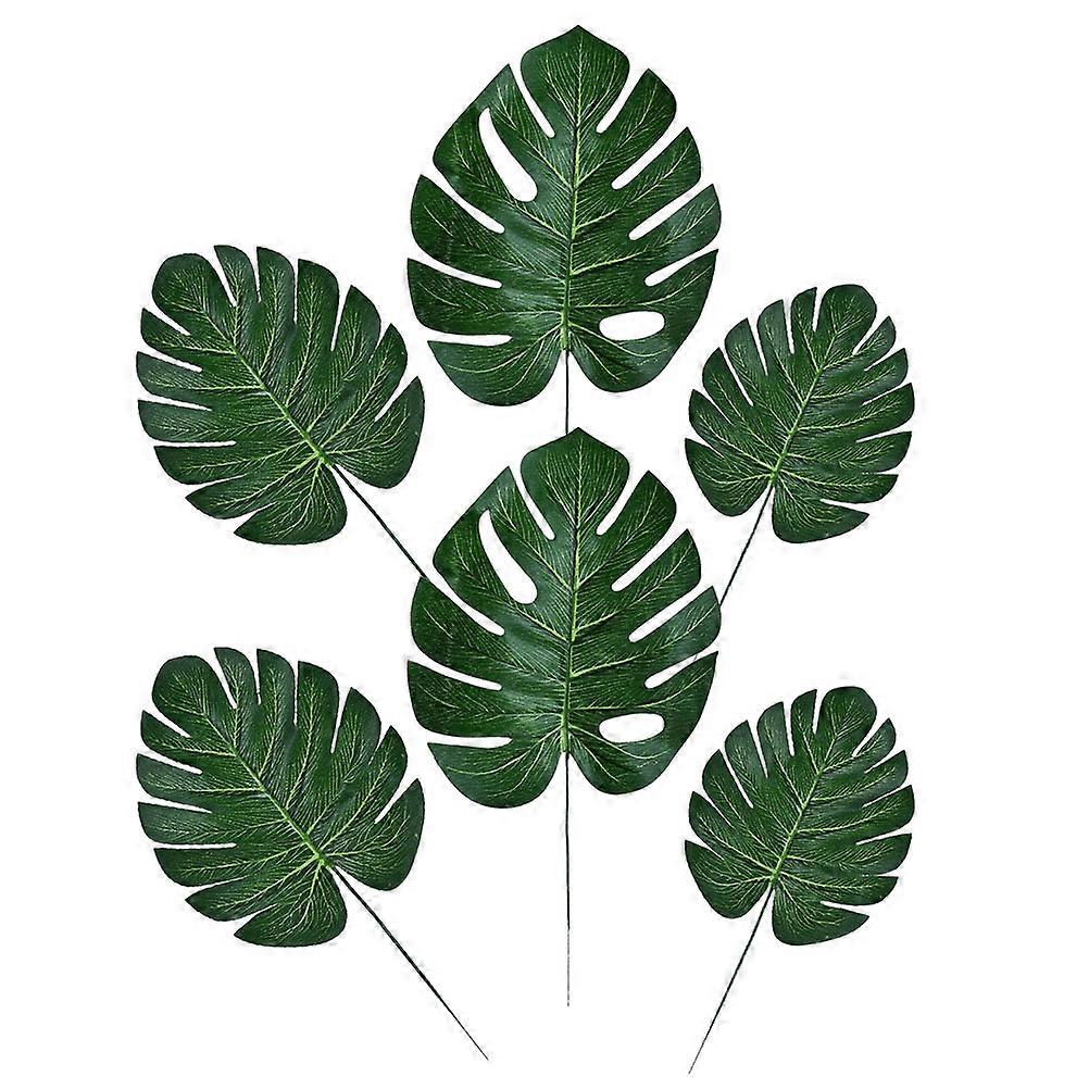 Artificial Leaf Turtle Leaf for Decoration 72Pcs Green Party Ornaments