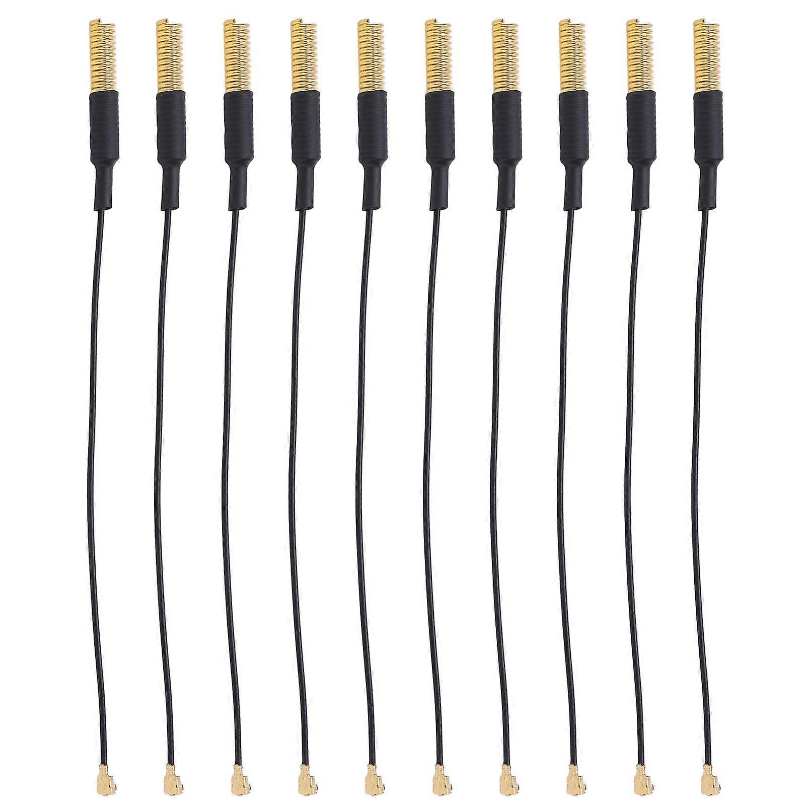 10PCS Semi Builtin Spring Antenna 433470MHZ IPEX Interface Pure Copper RG1.13 for LoRa Module