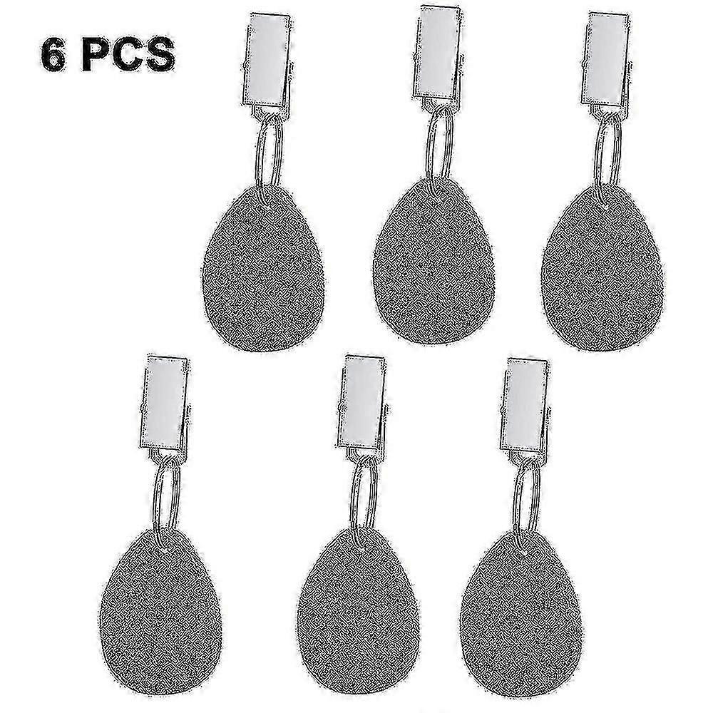 6 Piece Tablecloth W Sd Metal Clip Pendant St Table