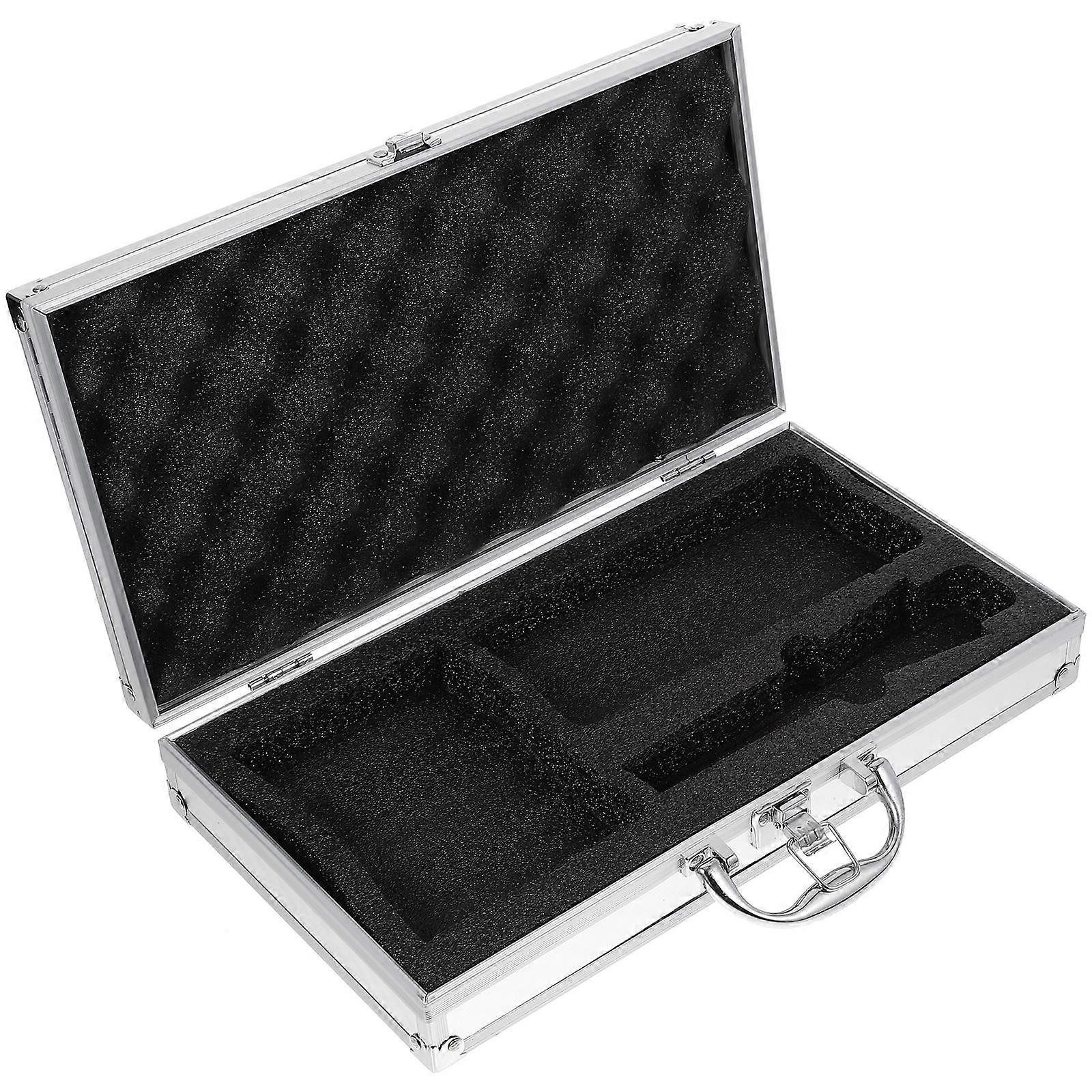 Aluminum Alloy Briefcase Tool Box for Storage 3Pcs Portable Carrying Case