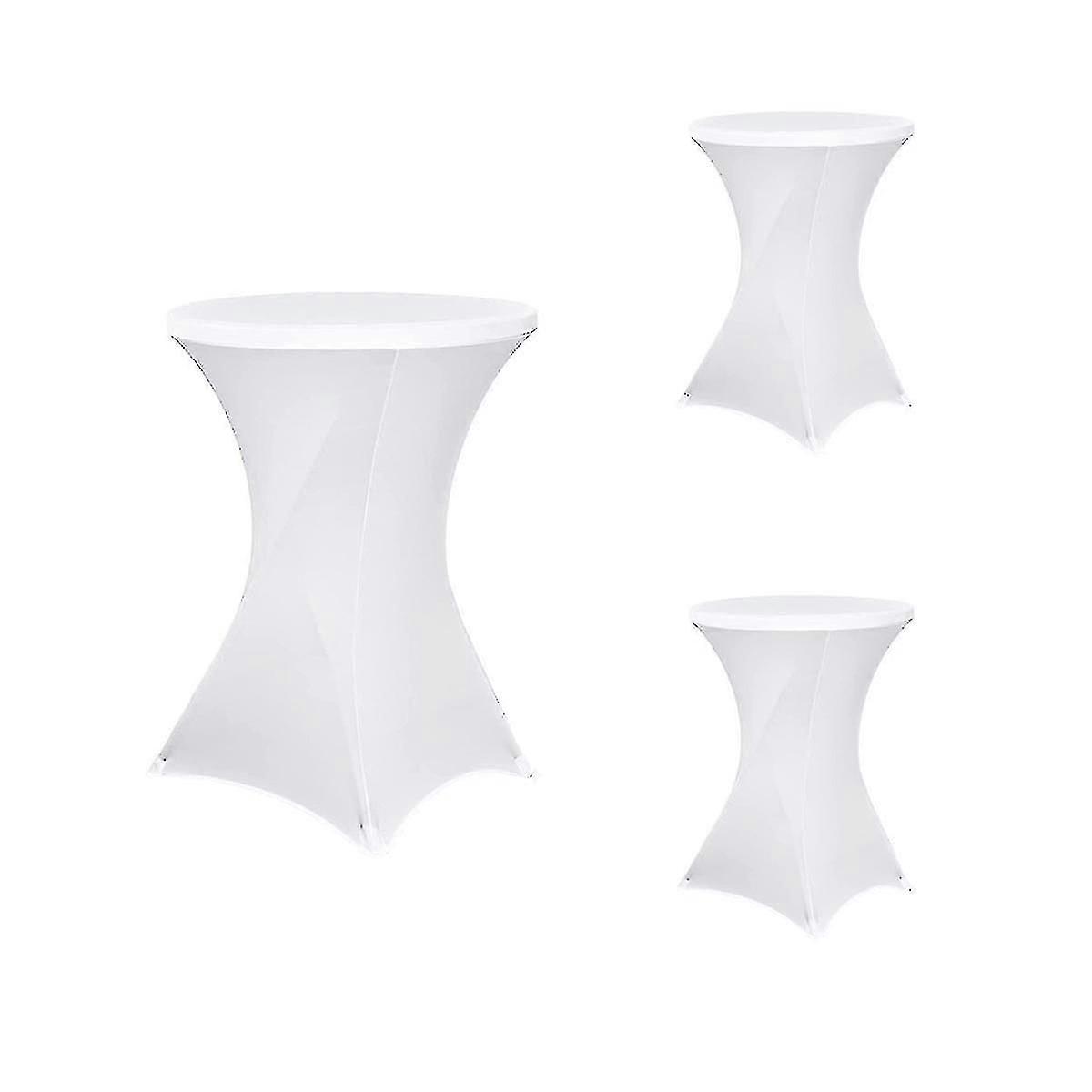 3pcs Stretch Bar Table Covers for Bistro Table Reinforcement In The Foot Area Stretch Cover for Bar