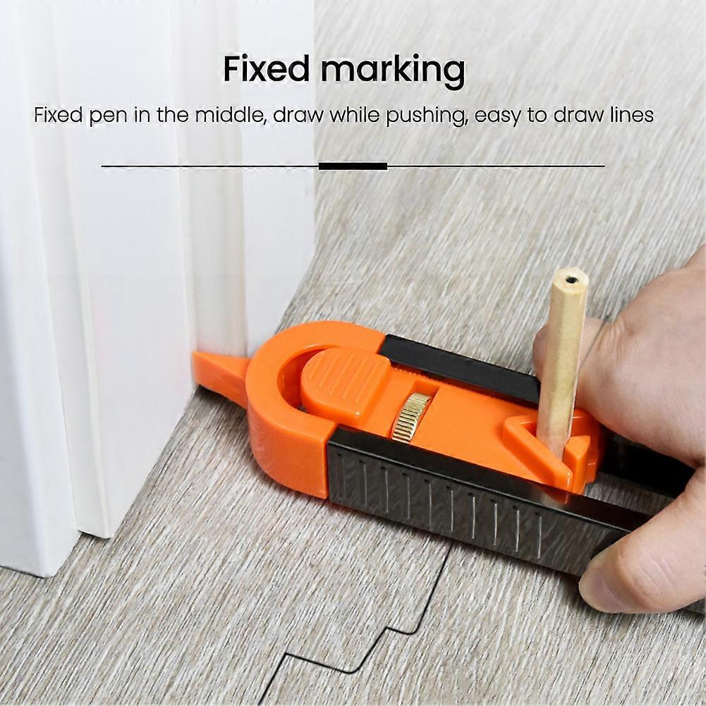 Measuring Multi-function Contour Gauge with Lock Widen Shape Duplication Tool for Corners Woodworking Templates Tiles