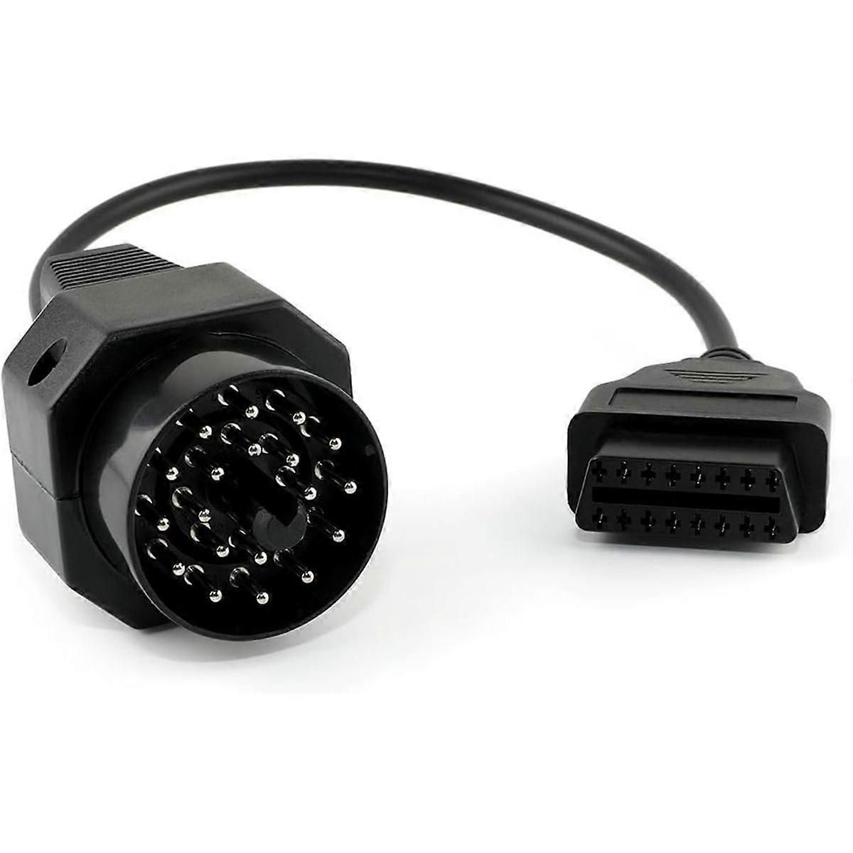 OBD2 Female to 20pin Extension Convert Adapter OBD1 to OBDII Cable -16pin to 20pin Cable for  BMW