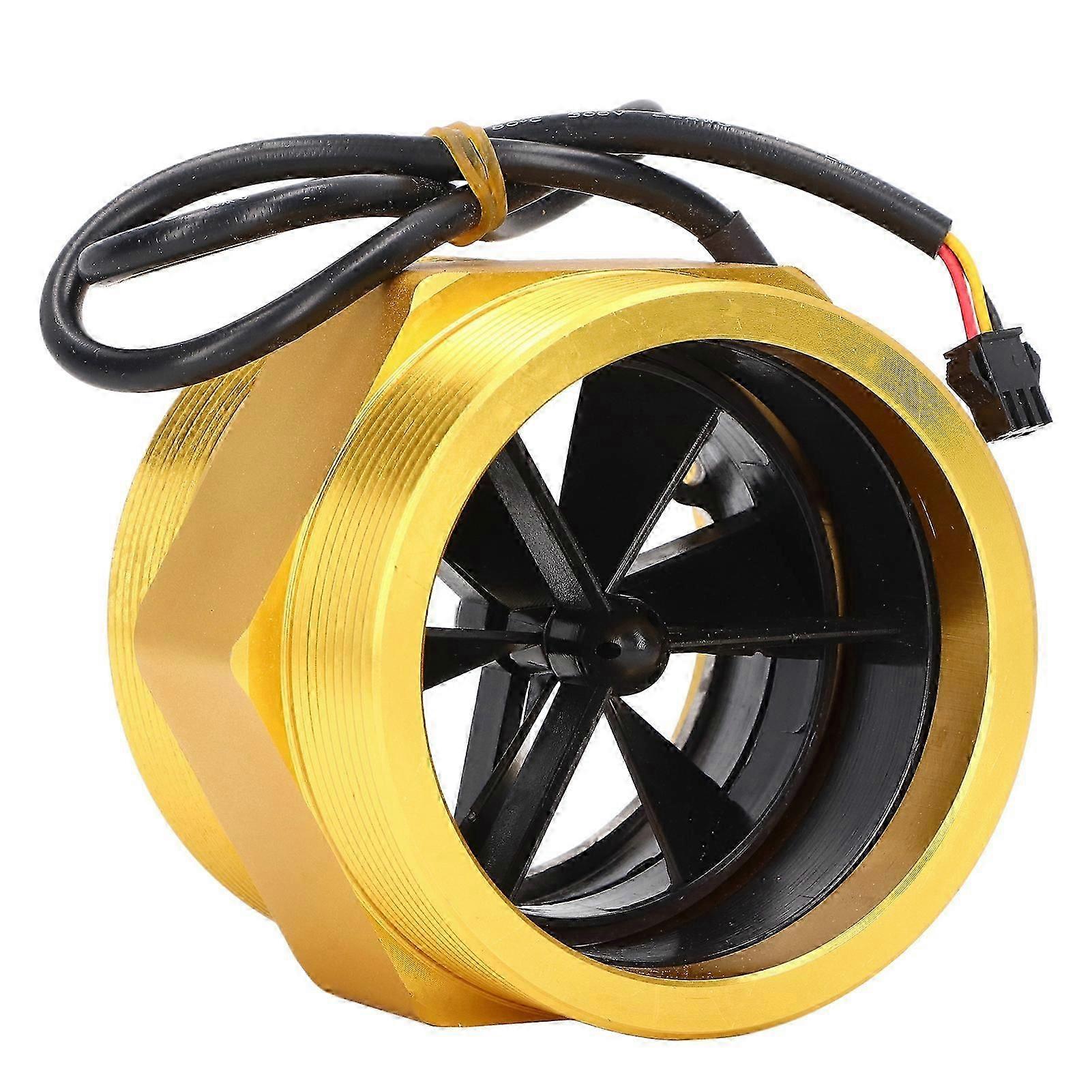 Water Flow Sensor 3in Turbine Flowmeter Induction Switch for Irrigation and Heater NPN Output