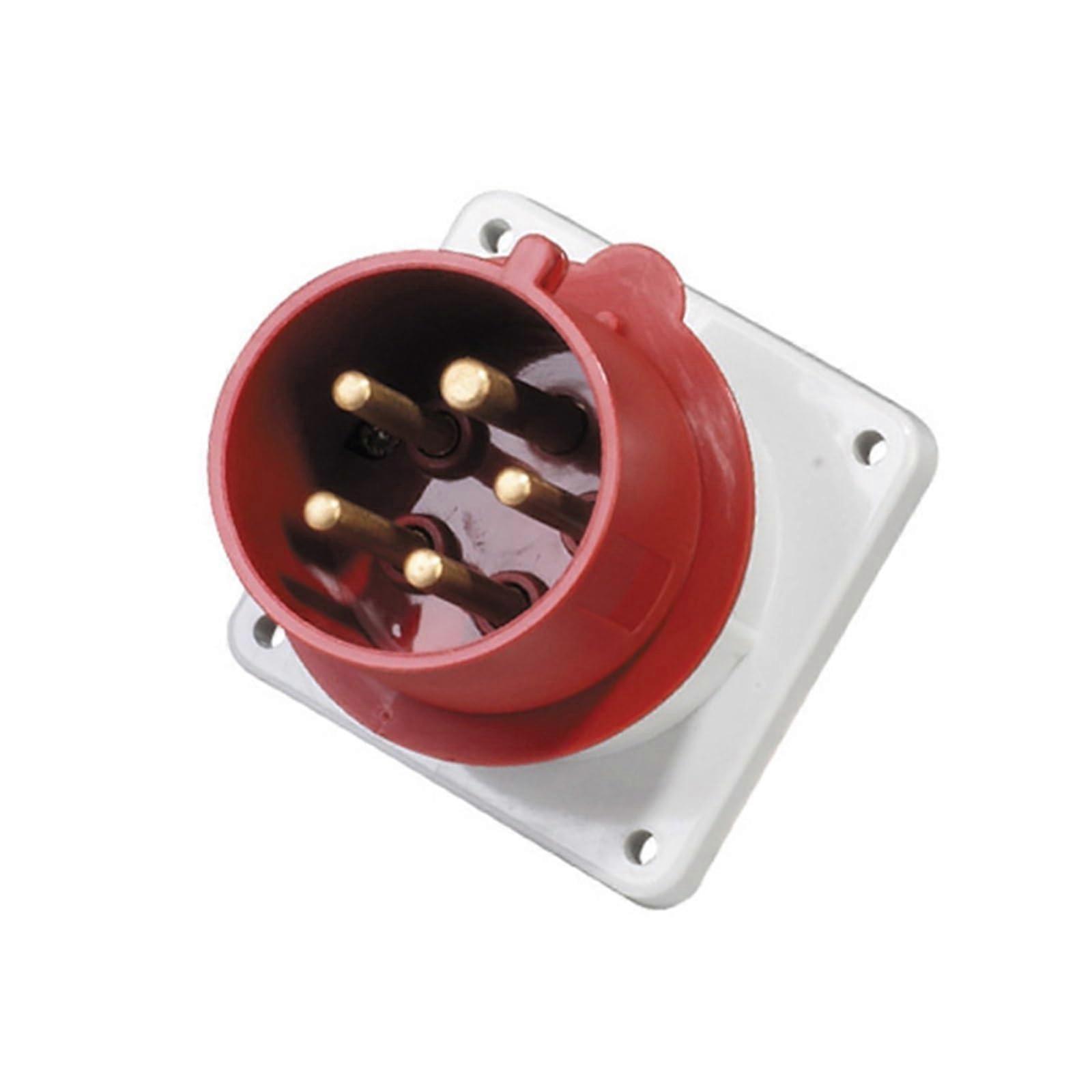 SP821 Dustproof And MoistureProof Concealed Plug 32A 5P Industrial Waterproof Plug