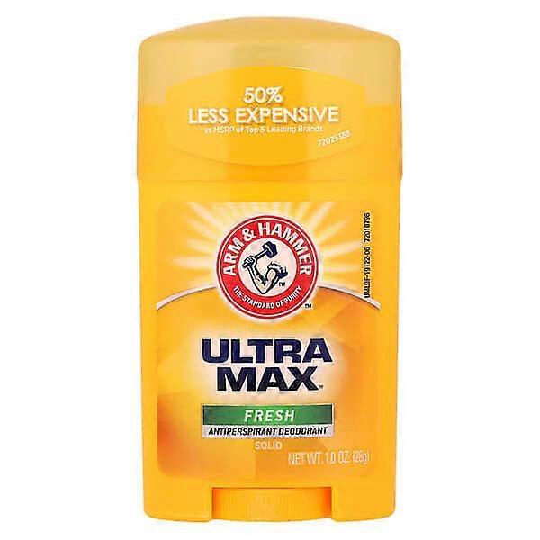 Arm & Hammer, UltraMaxÃÂÃÂÃÂÃÂ¢ÃÂÃÂÃÂÃÂÃÂÃÂÃÂÃÂ¢, Antiperspirant Solid Deodorant, Fresh, 1 oz (28 g)