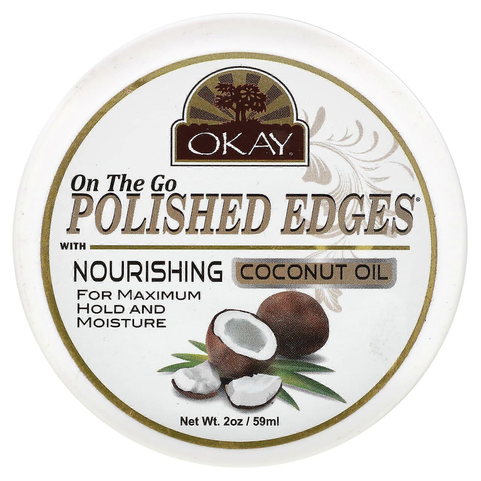 On The Go Polished Edges With Nourishing Coconut Oil, 2 oz (59 ml)
