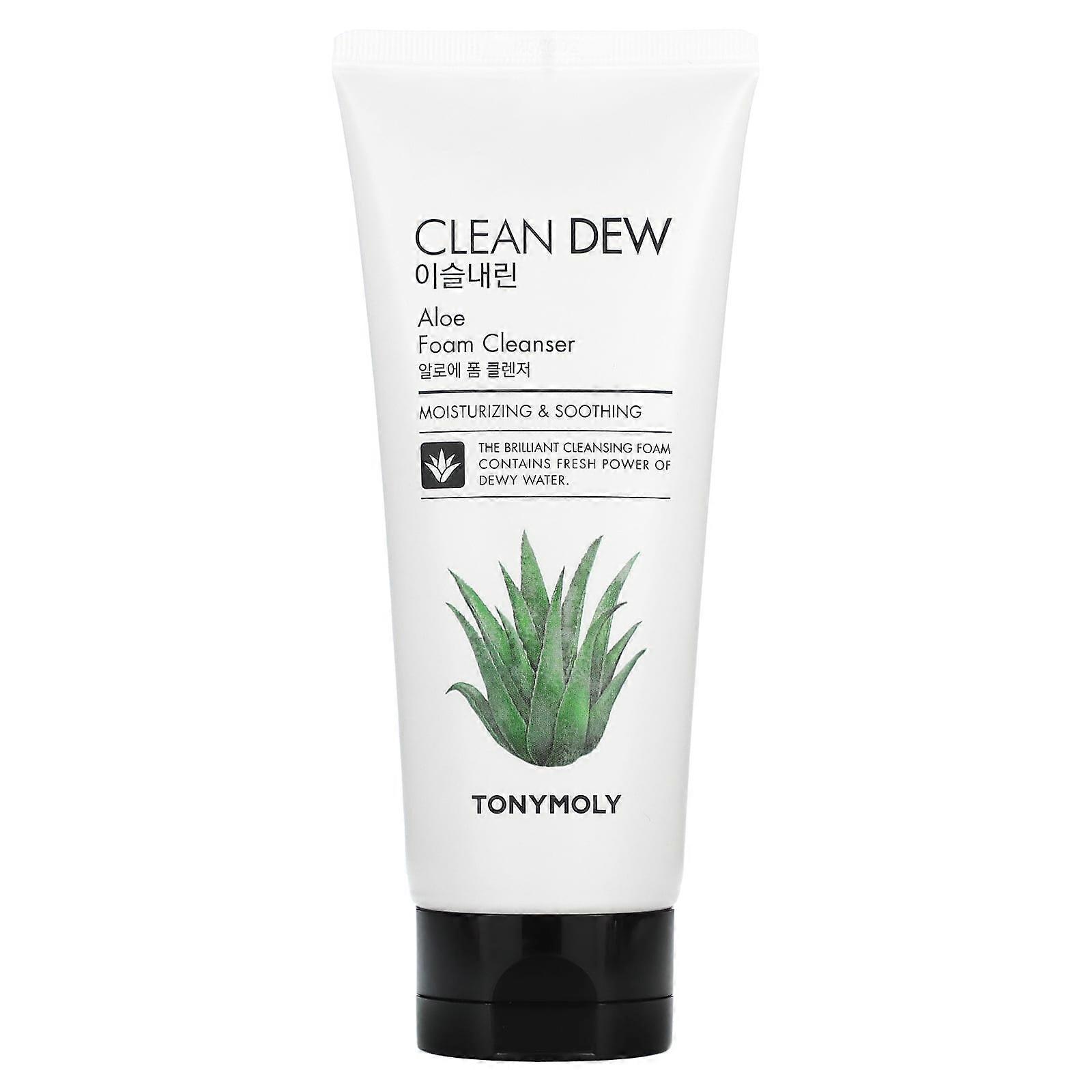 Clean Dew, Aloe Foam Cleanser, 180 ml