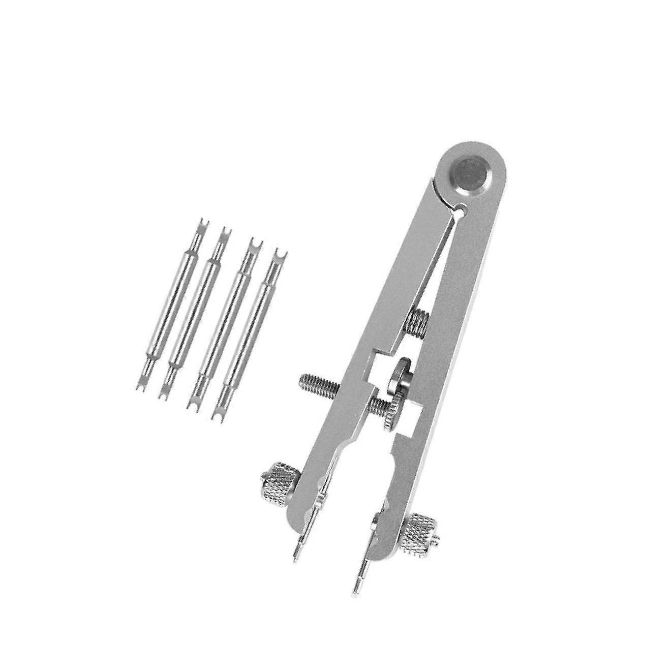 Watch Bracelet Spring Bar Plier Remover Replace Removing Tweezer Kit Silver
