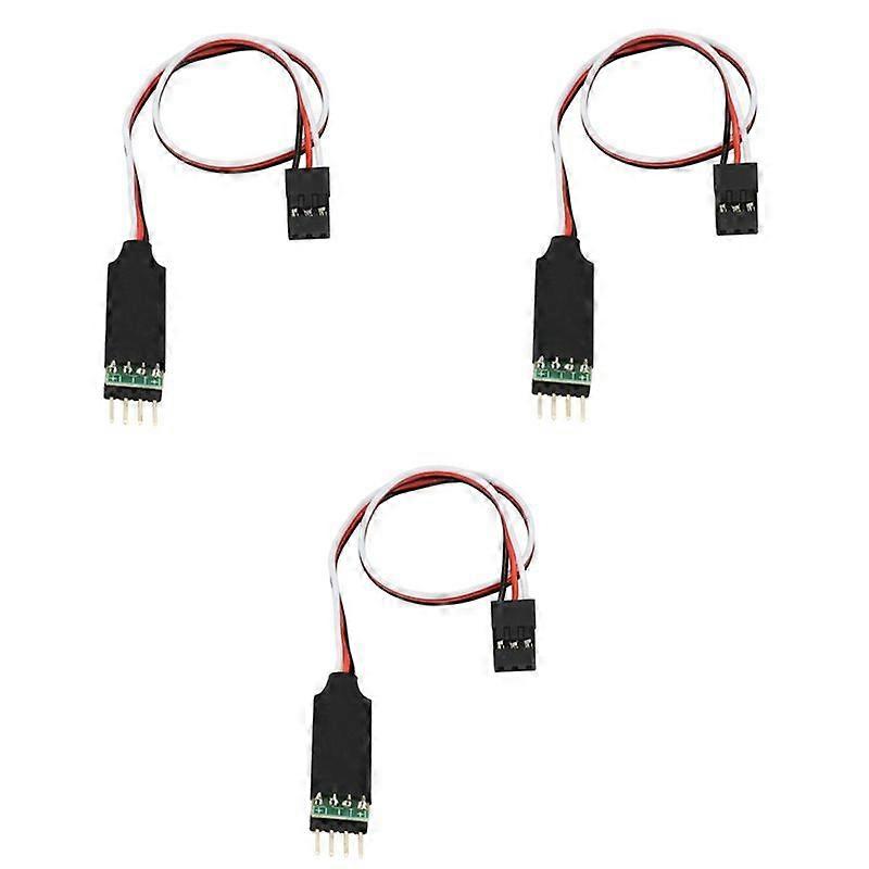 3Pc 3-Channel LED Lamp Light Control Switch Panel for 1/10 1/8 RC Car