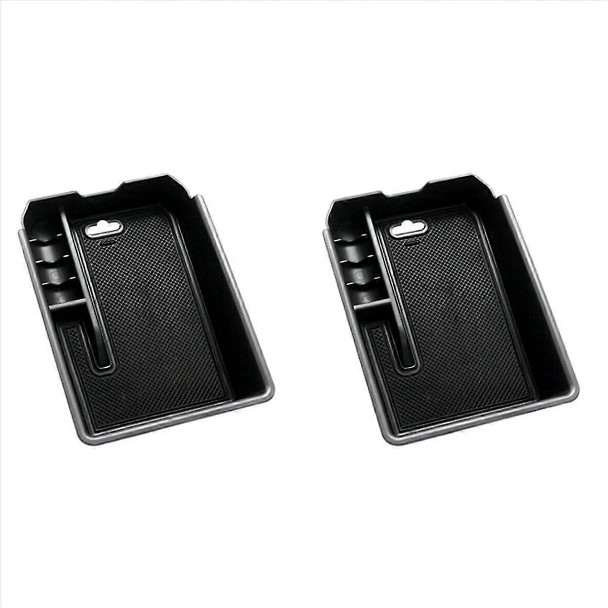 Car Armrest Storage Box Tray with Rubber Mat for X3 G01 2018-2021