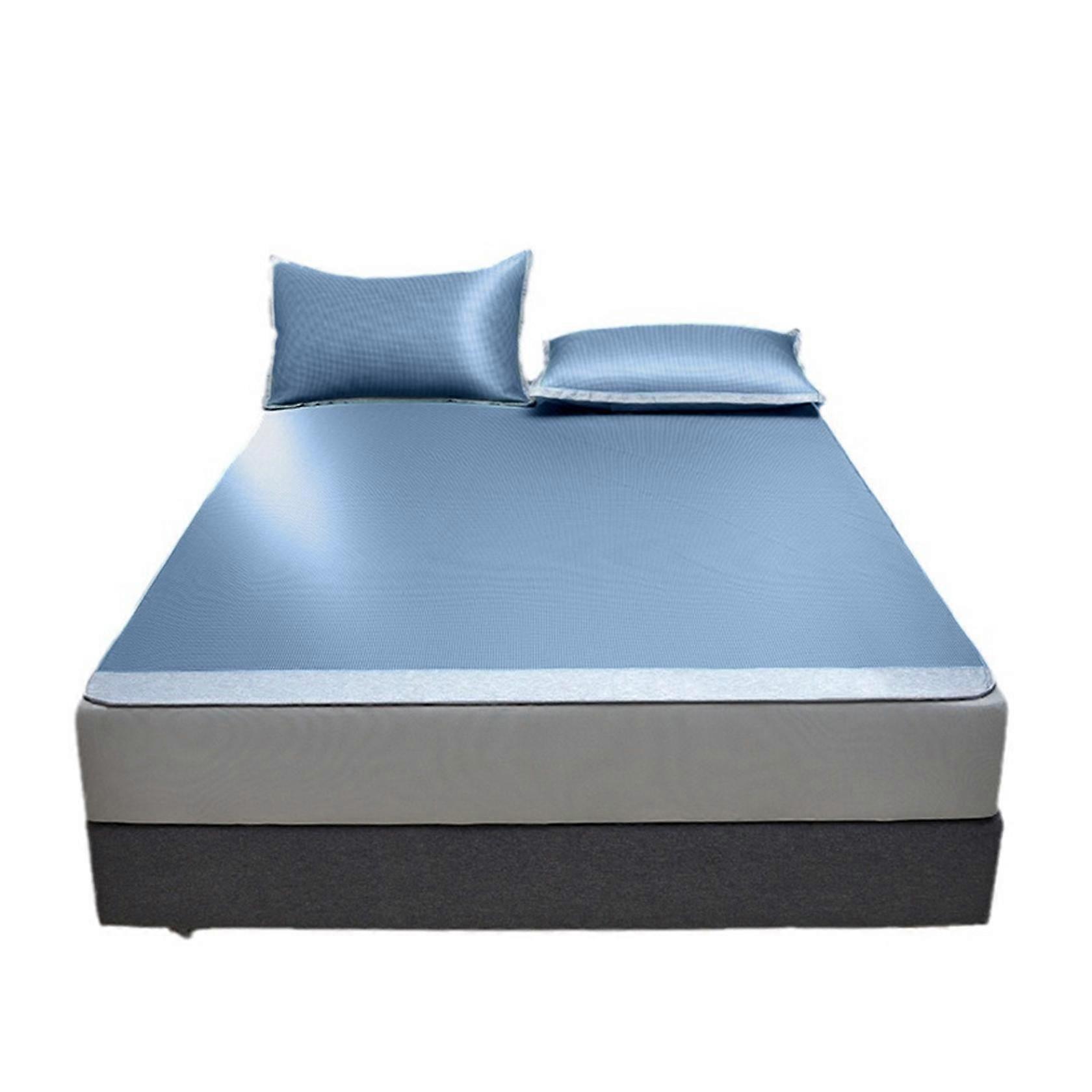 Class A Ice Silk Cool Mat For Naked Sleeping In Summer Conditioning Mat Machine Washable Folding Mattress Cover Soft Mat