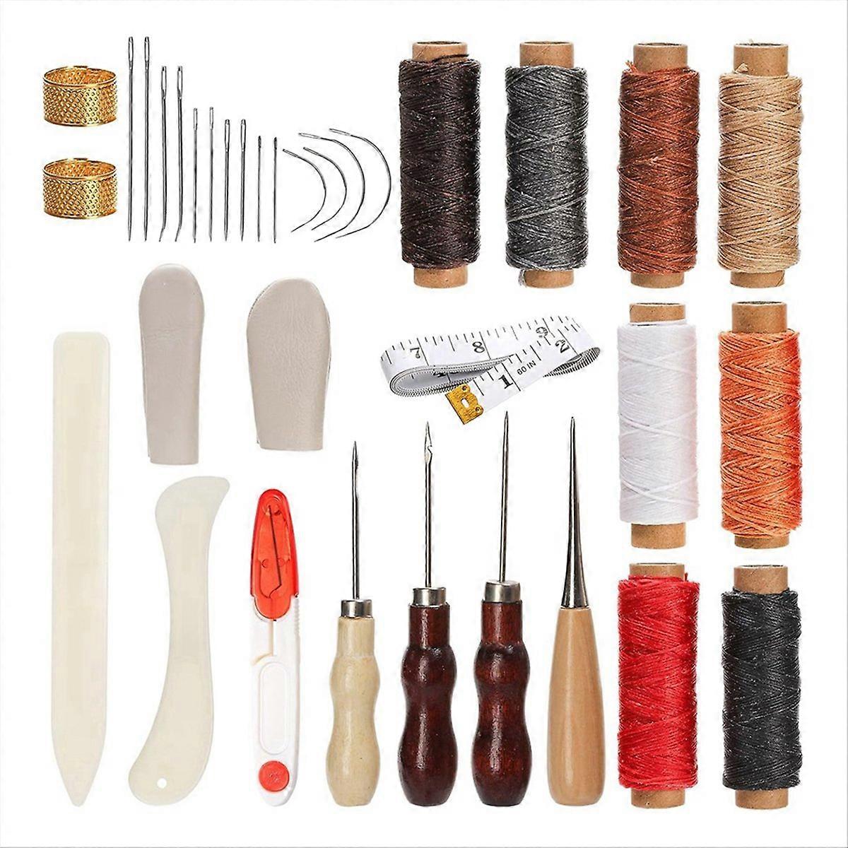 34-Piece Binding Kit. Hand Binding Tools for Beginners.