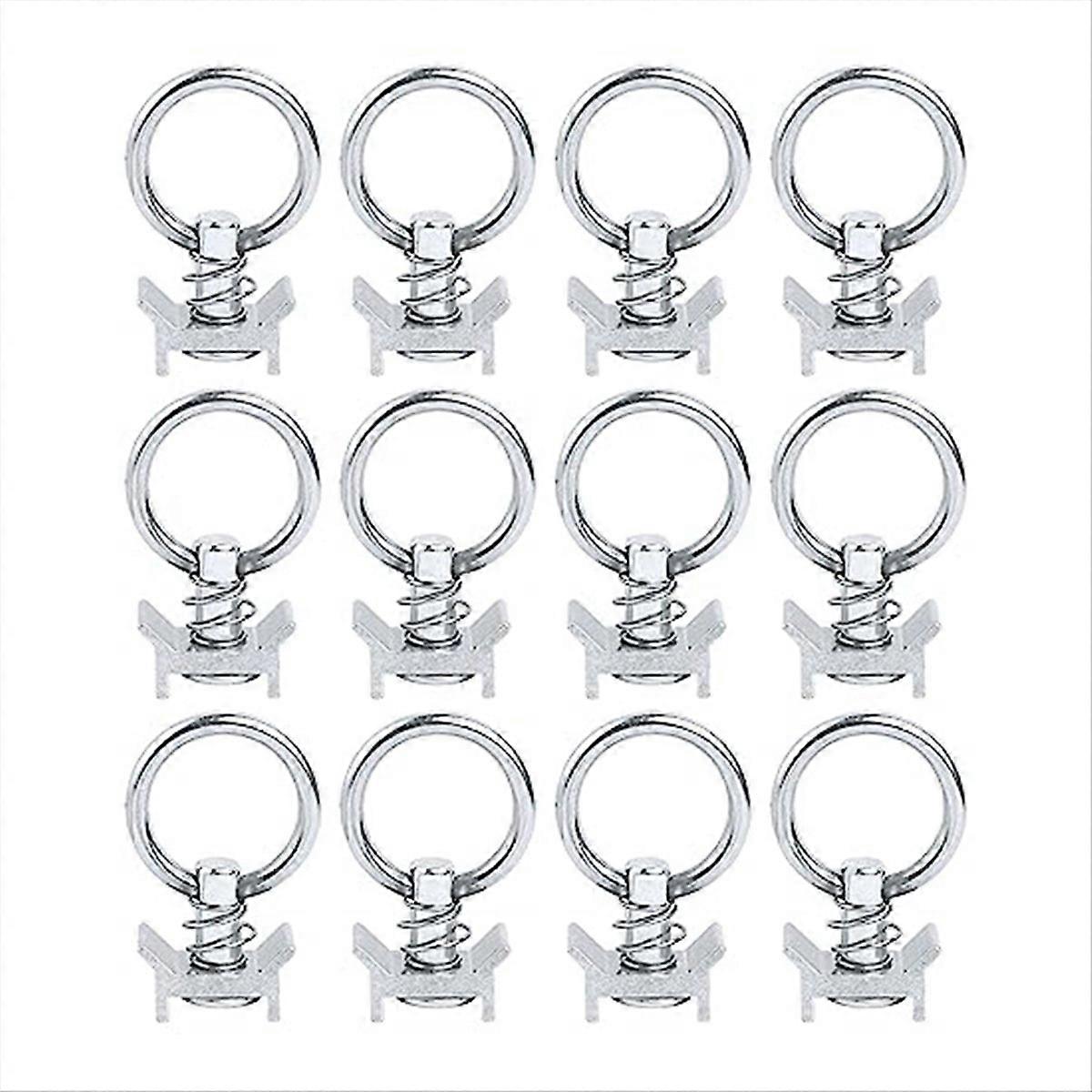 Single Stud Fitting L Track 4,000LB Capacity ,Silver