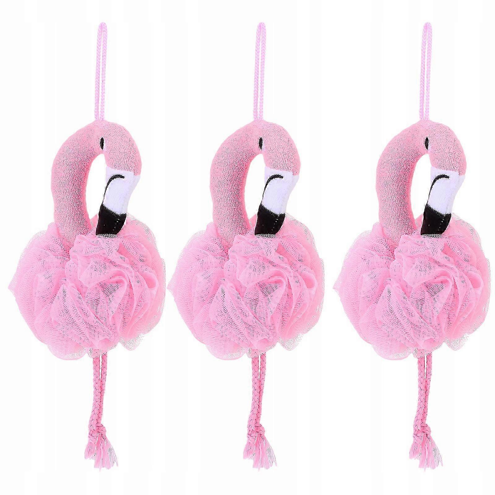 Exfoliating Sponge Flamingo Bath Ball Take