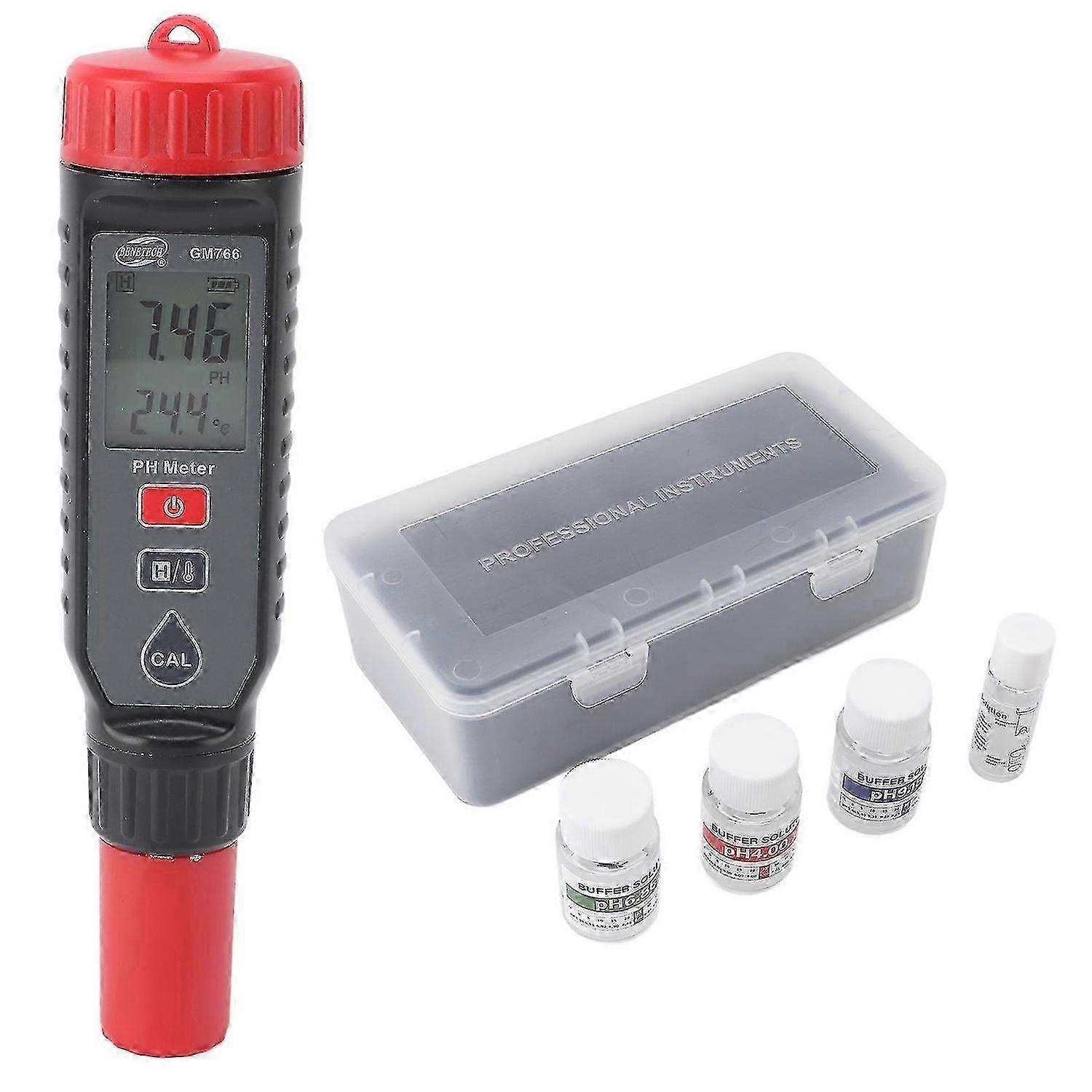 Portable PH Meter Backlight LCD Display Water Quality Solution Acidity Alkalinity Tester for Aquarium Fish Tank GM766
