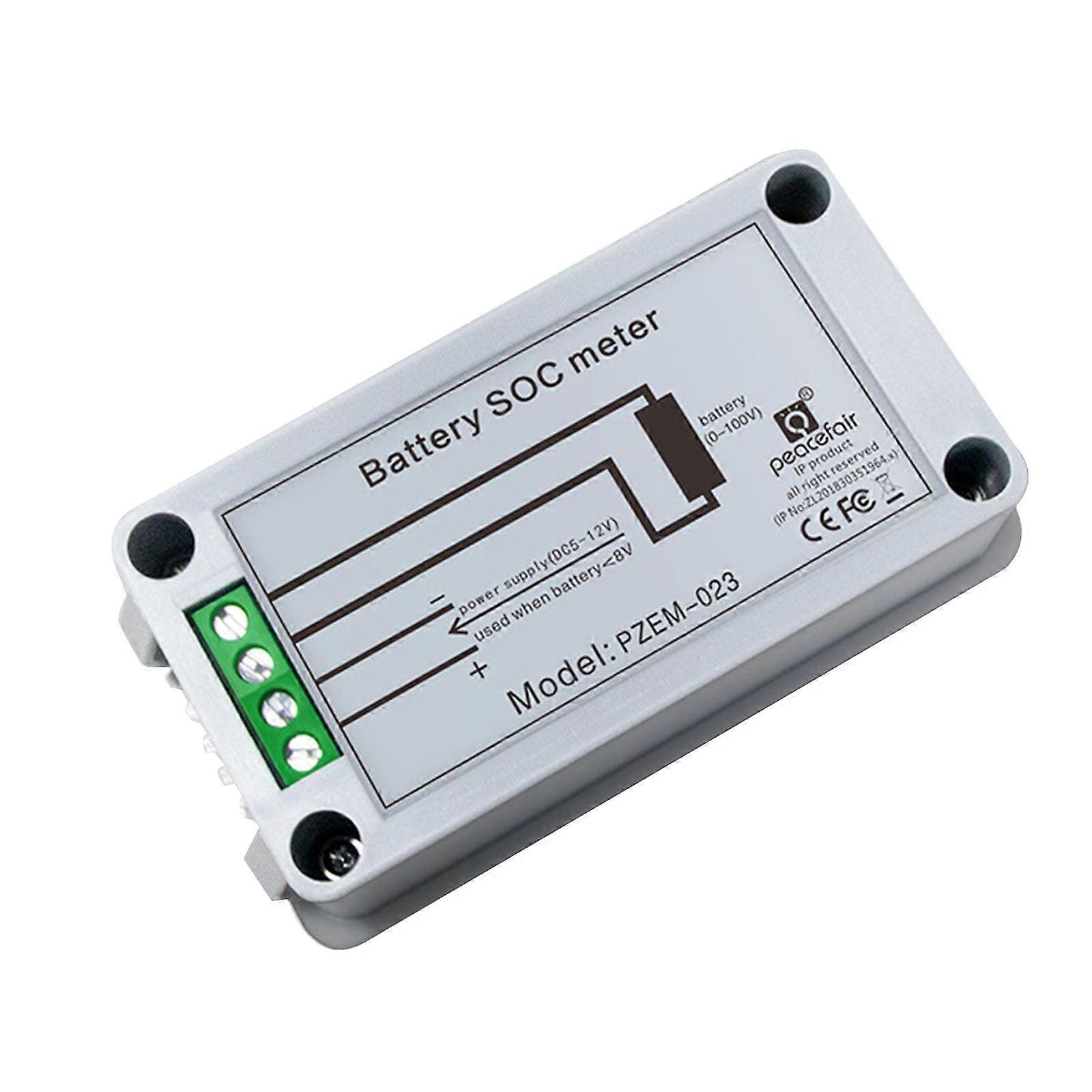 Battery Capacity Tester Voltage Gauges Precise Battery Voltage Meter Measure and Monitors Remaining Battery Power Multicolor